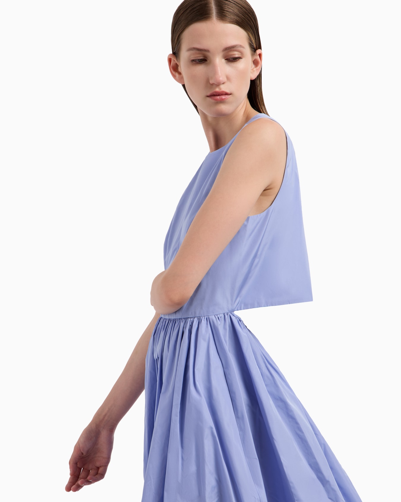 Long taffeta dress Slide 4