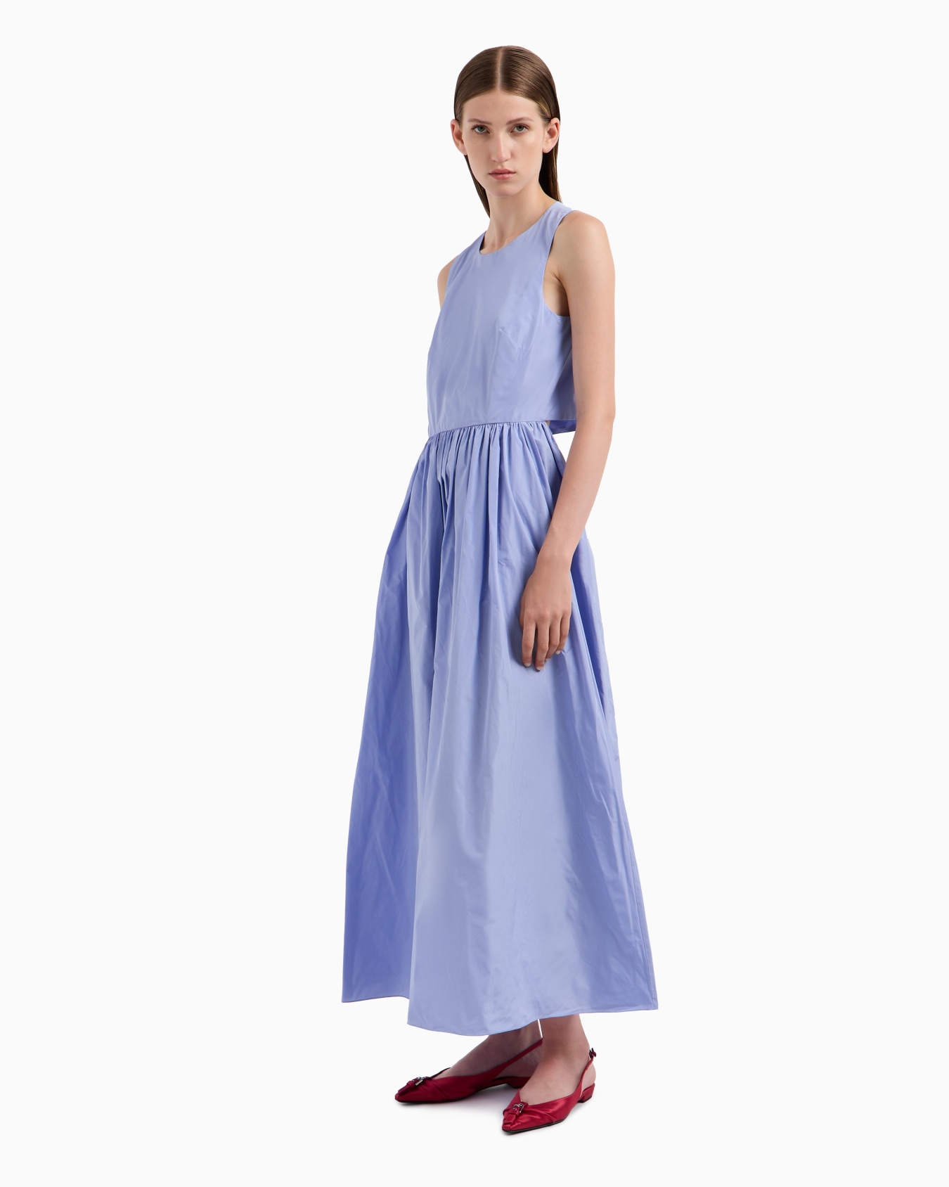Long taffeta dress Slide 1