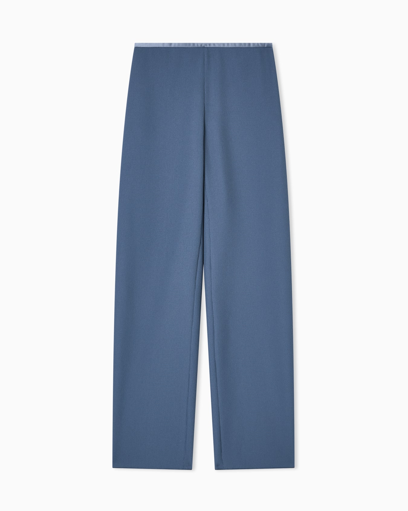 Pantaloni palazzo in tessuto tecnico trama wafer ASV Slide 0