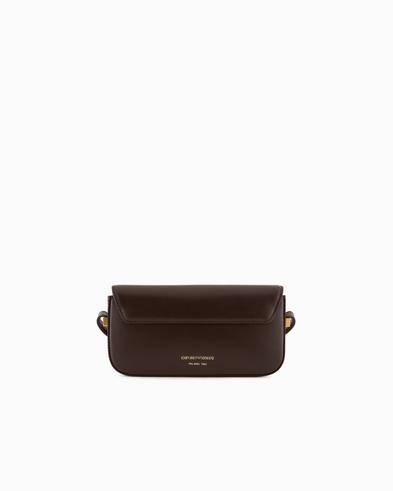 Smooth leather mini shoulder bag with metal eagle logo Slide 2