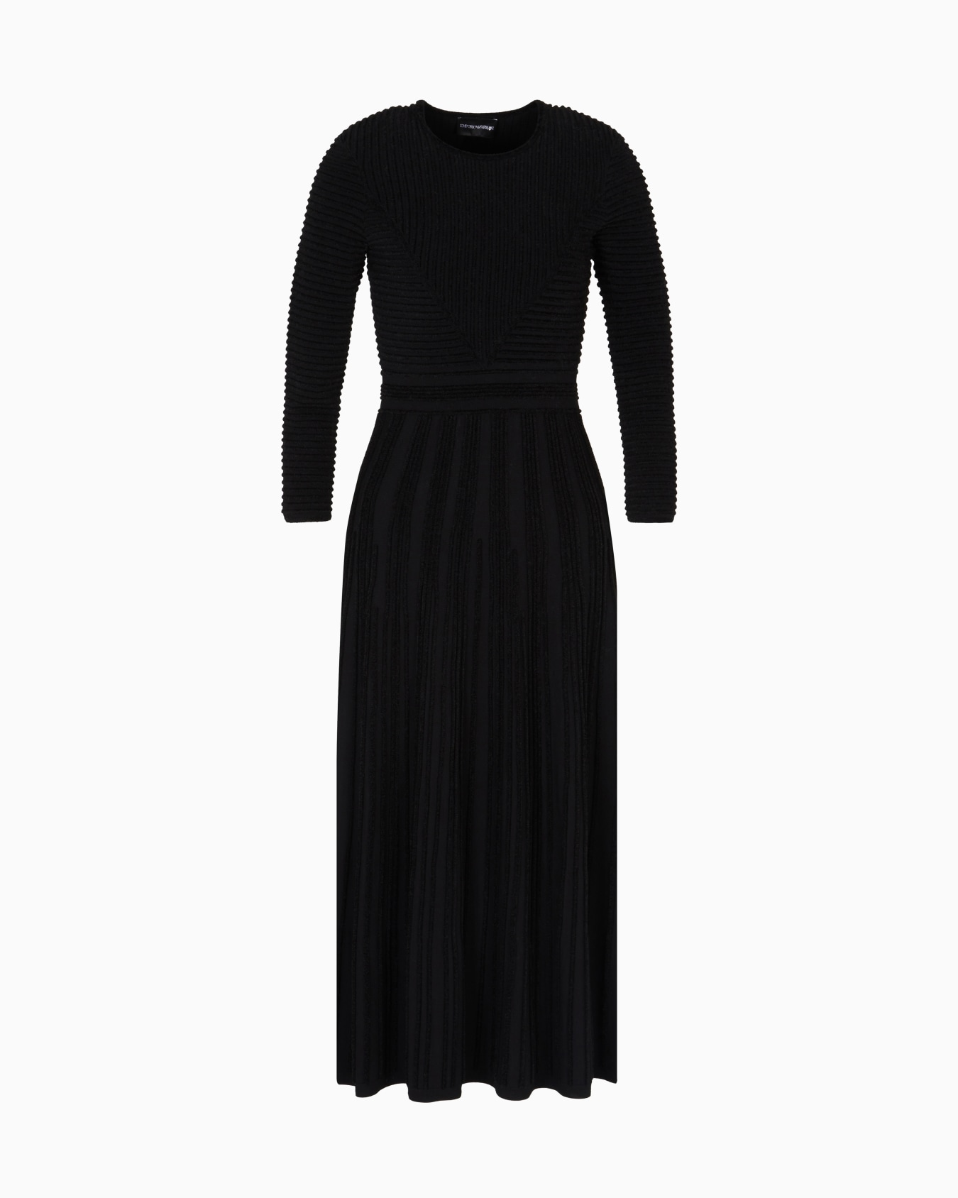 Langes Kleid aus Ottoman-Chenille Folie 0