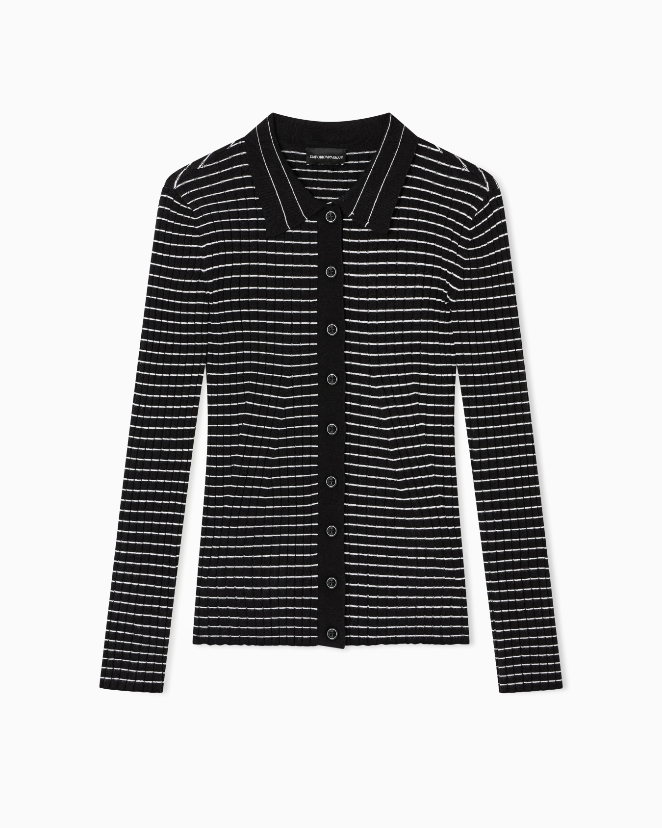 Gerippter Cardigan mit Streifen-Muster Folie 0