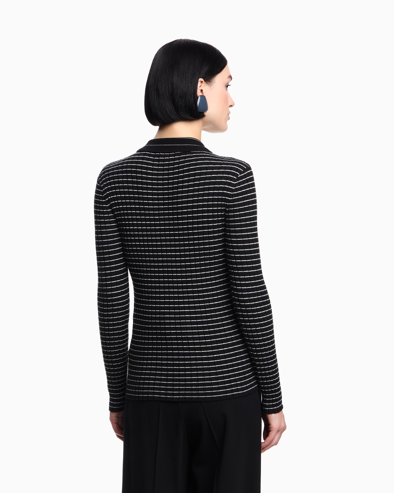 Gerippter Cardigan mit Streifen-Muster Folie 2
