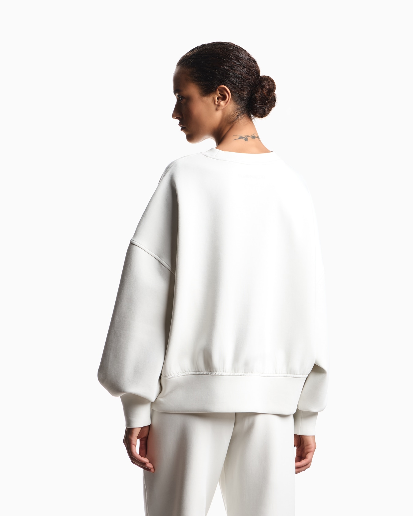 ASV double-jersey crew-neck sweatshirt with logo embroidery Slide 2