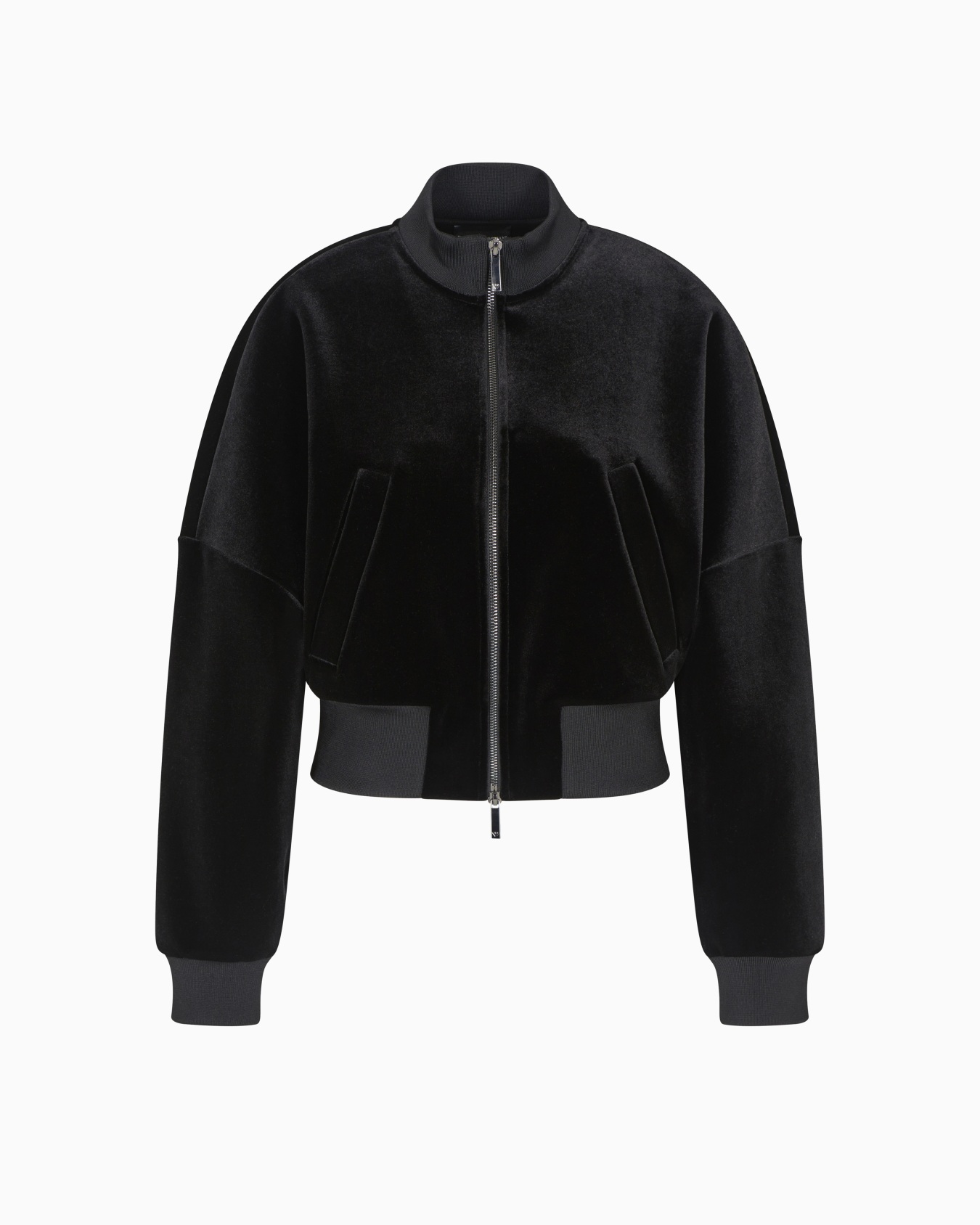 Chenille jersey bomber jacket with Jeu de Cartes embroidery Slide 0