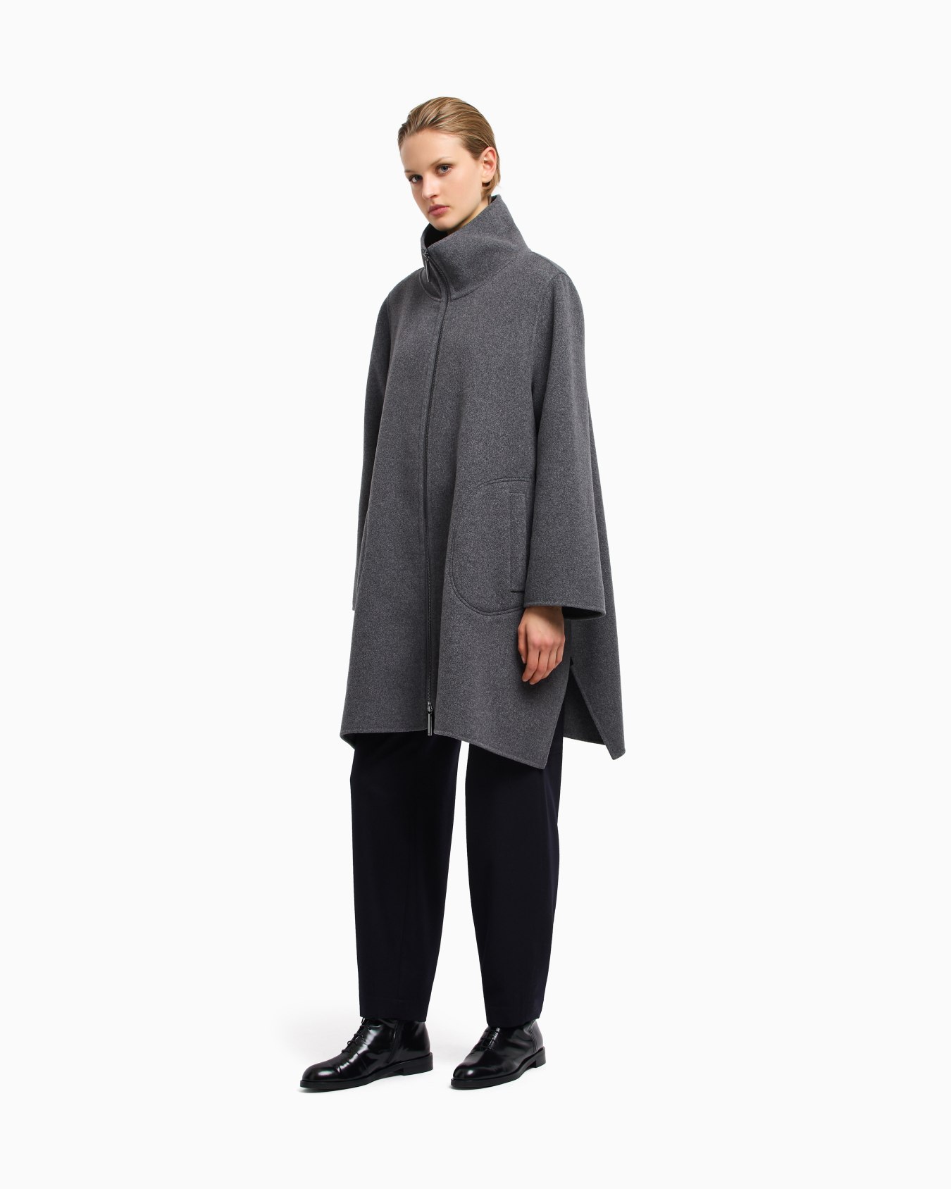 Winter Urbanism capsule collection wool cloth coat Slide 3