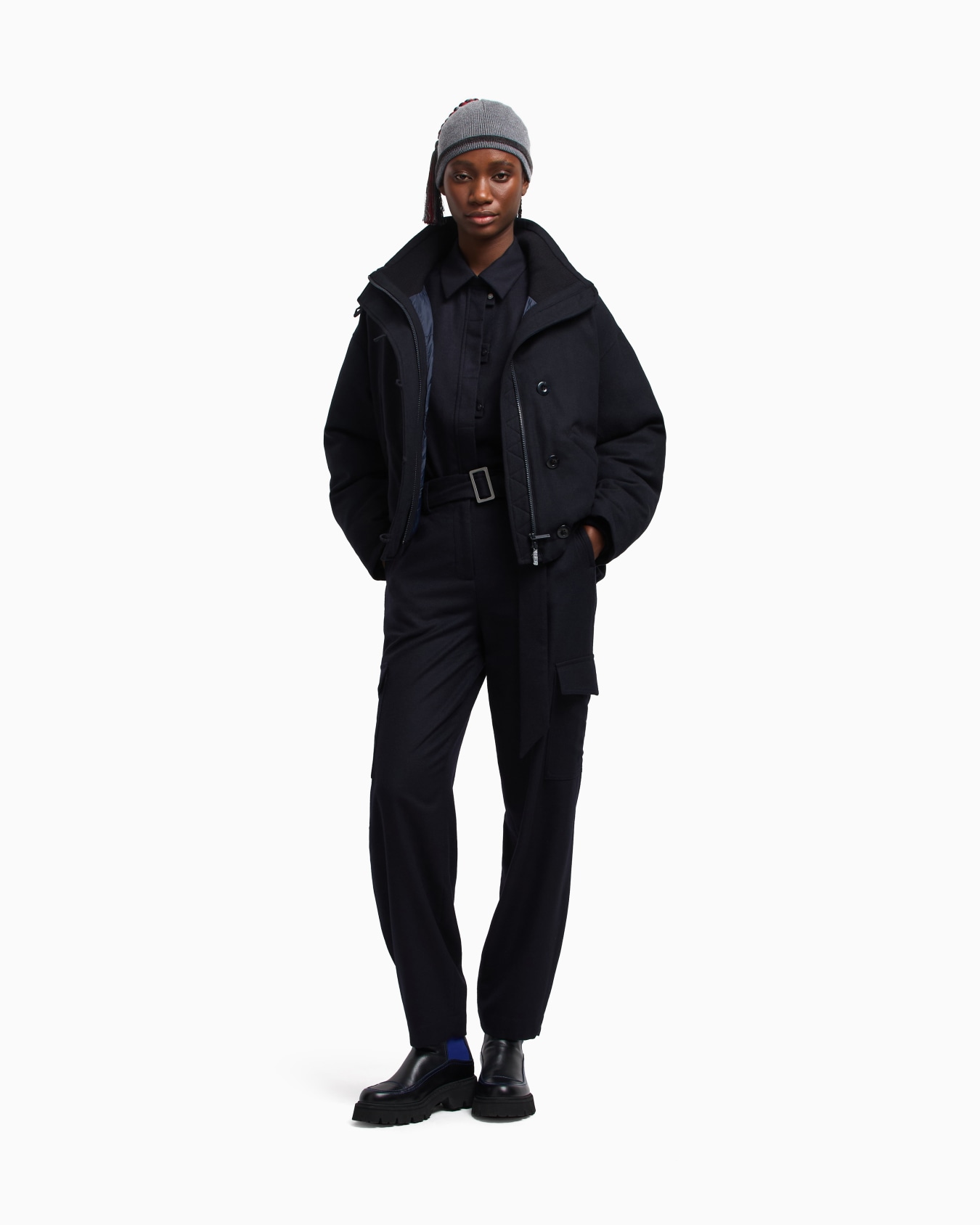 Blouson imbottito in panno di misto lana vergine Capsule Winter Urbanism Slide 2