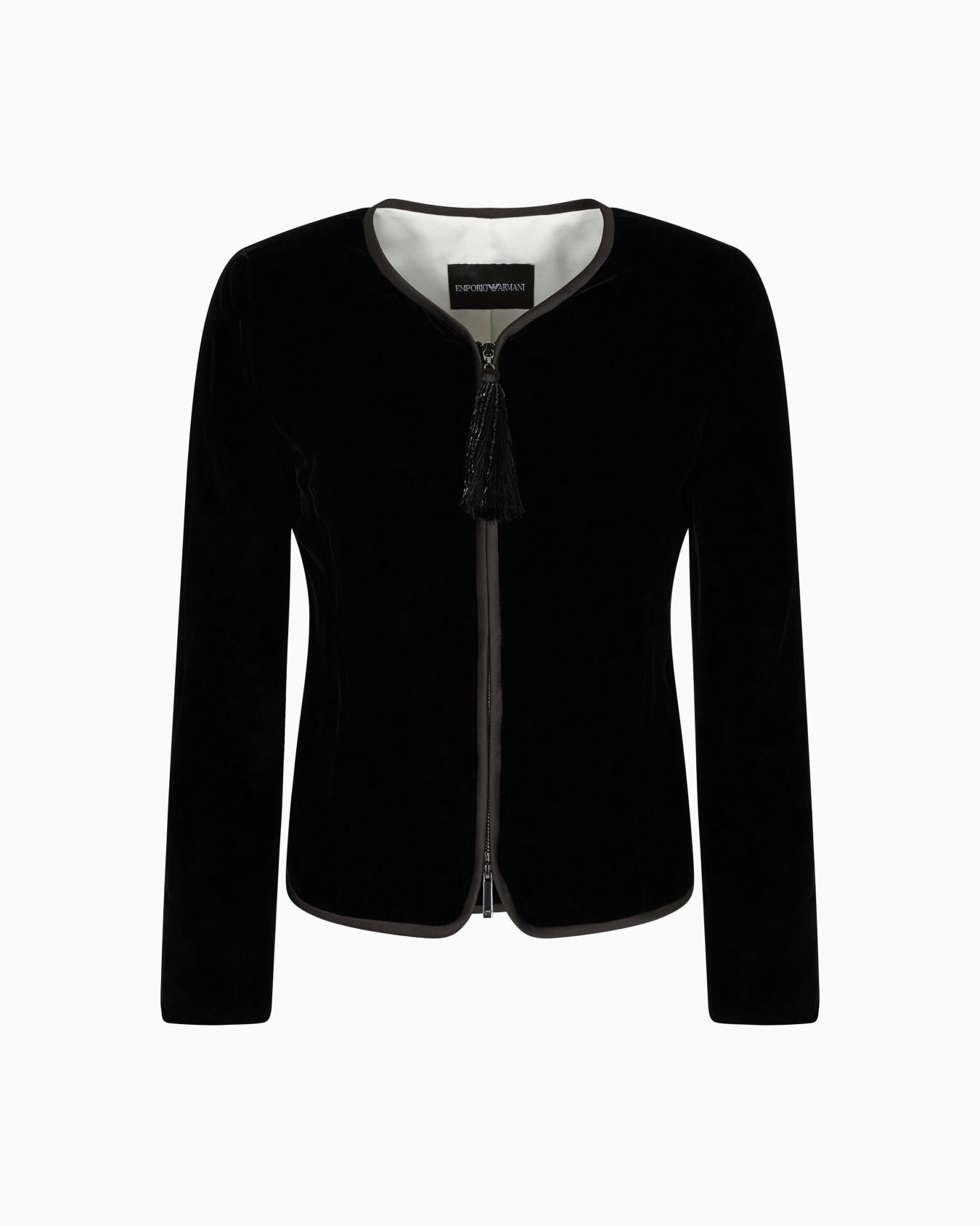 ASV velvet jacket with tassel zip Slide 0