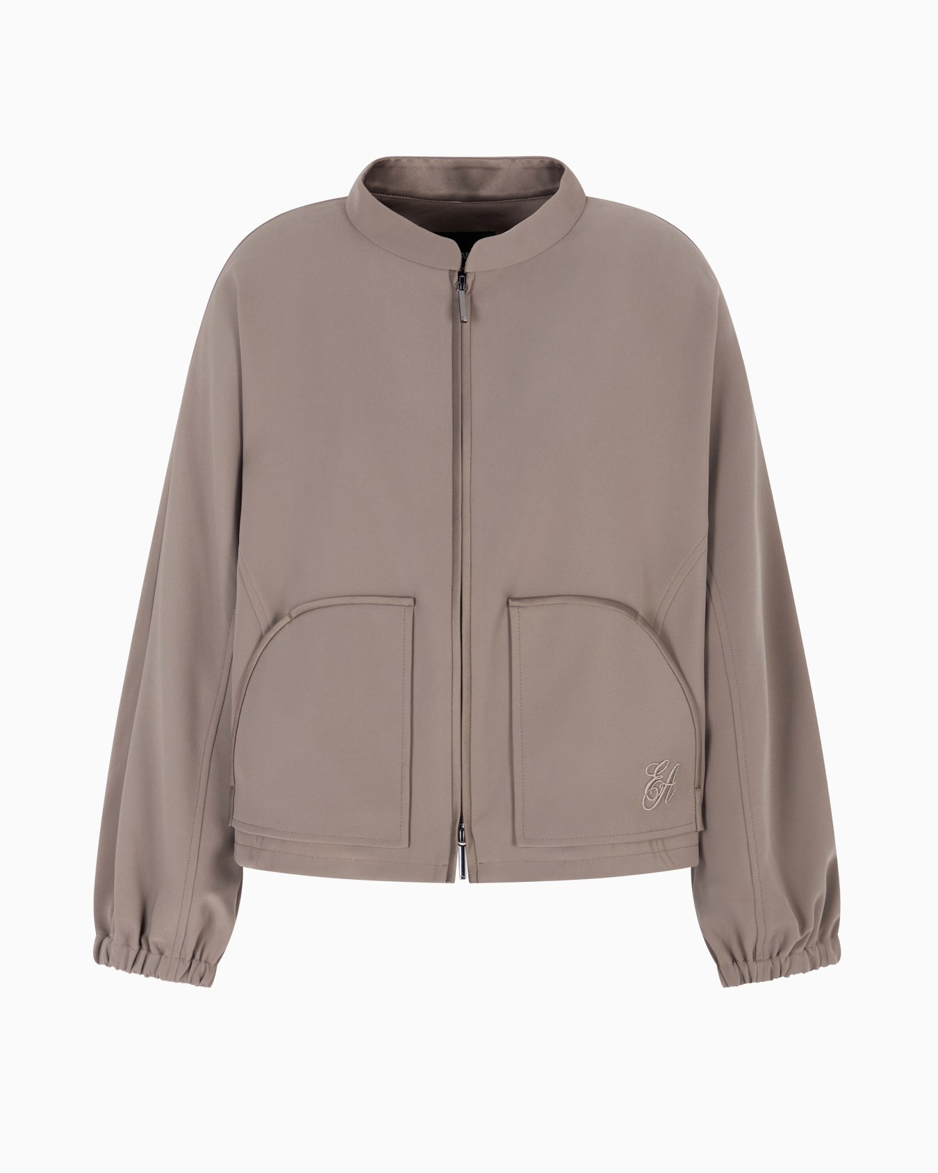 Blouson en cady technique avec broderie logo Diapositive 0