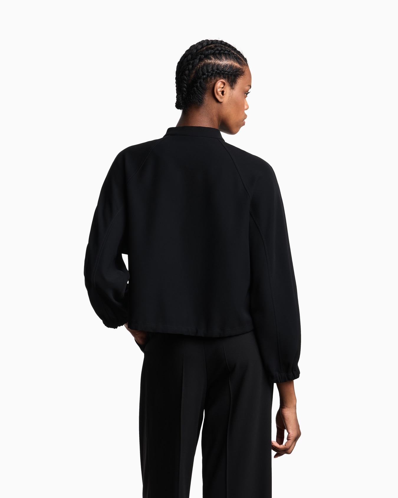 Technical cady blouson with logo embroidery Slide 2