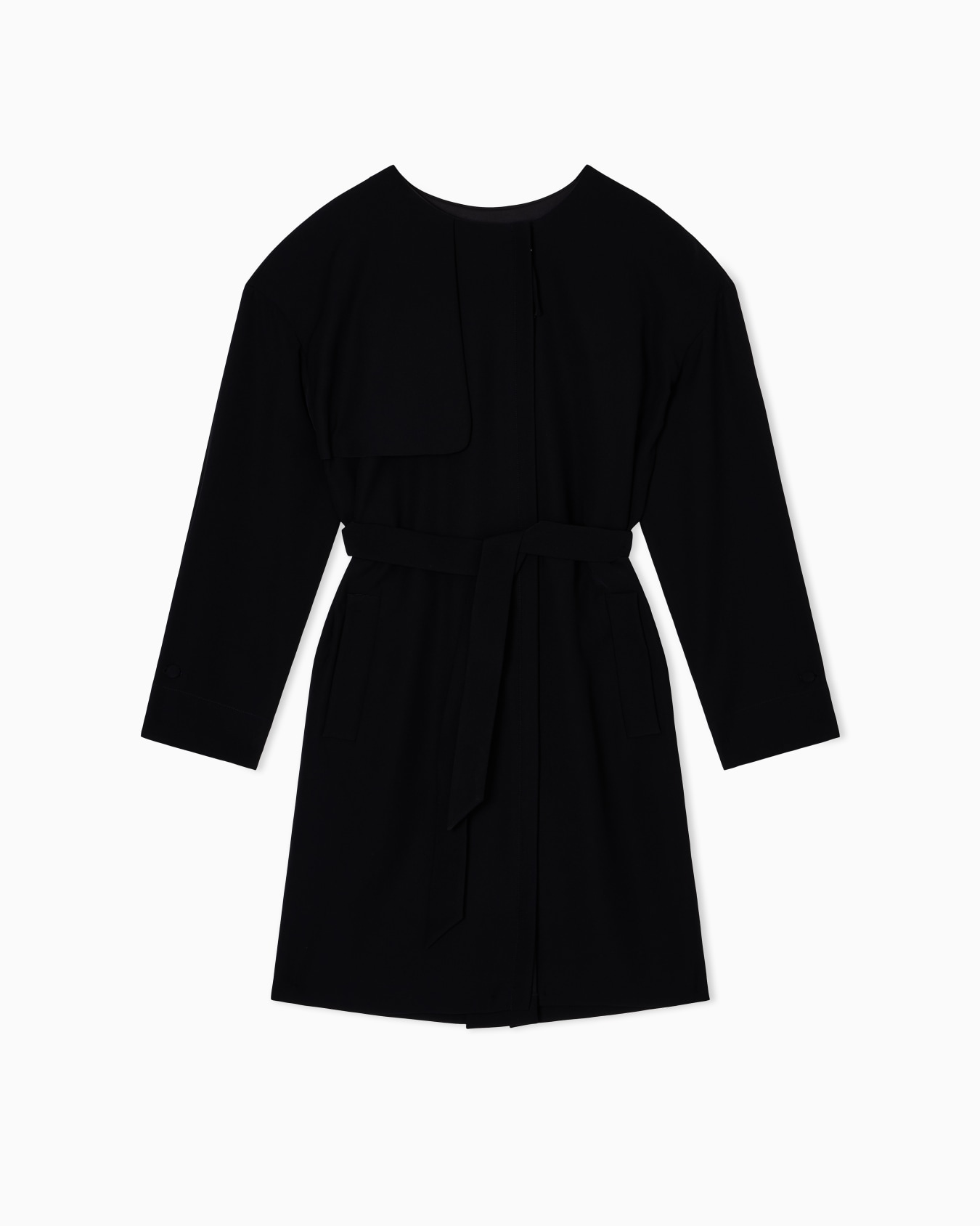 Technical cady trench coat with belt Slide 0