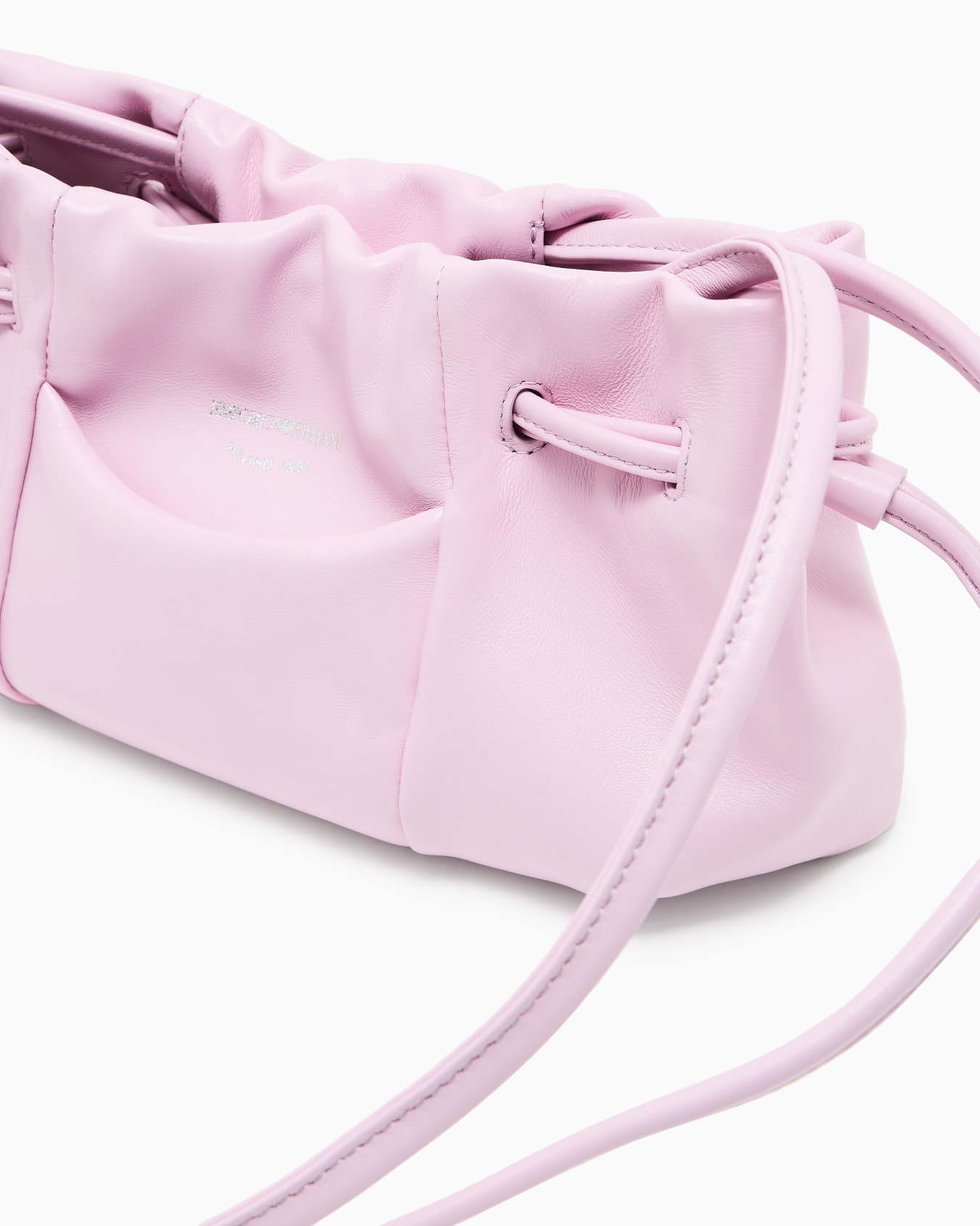 Small shoulder bag with nappa-leather drawstring Slide 4