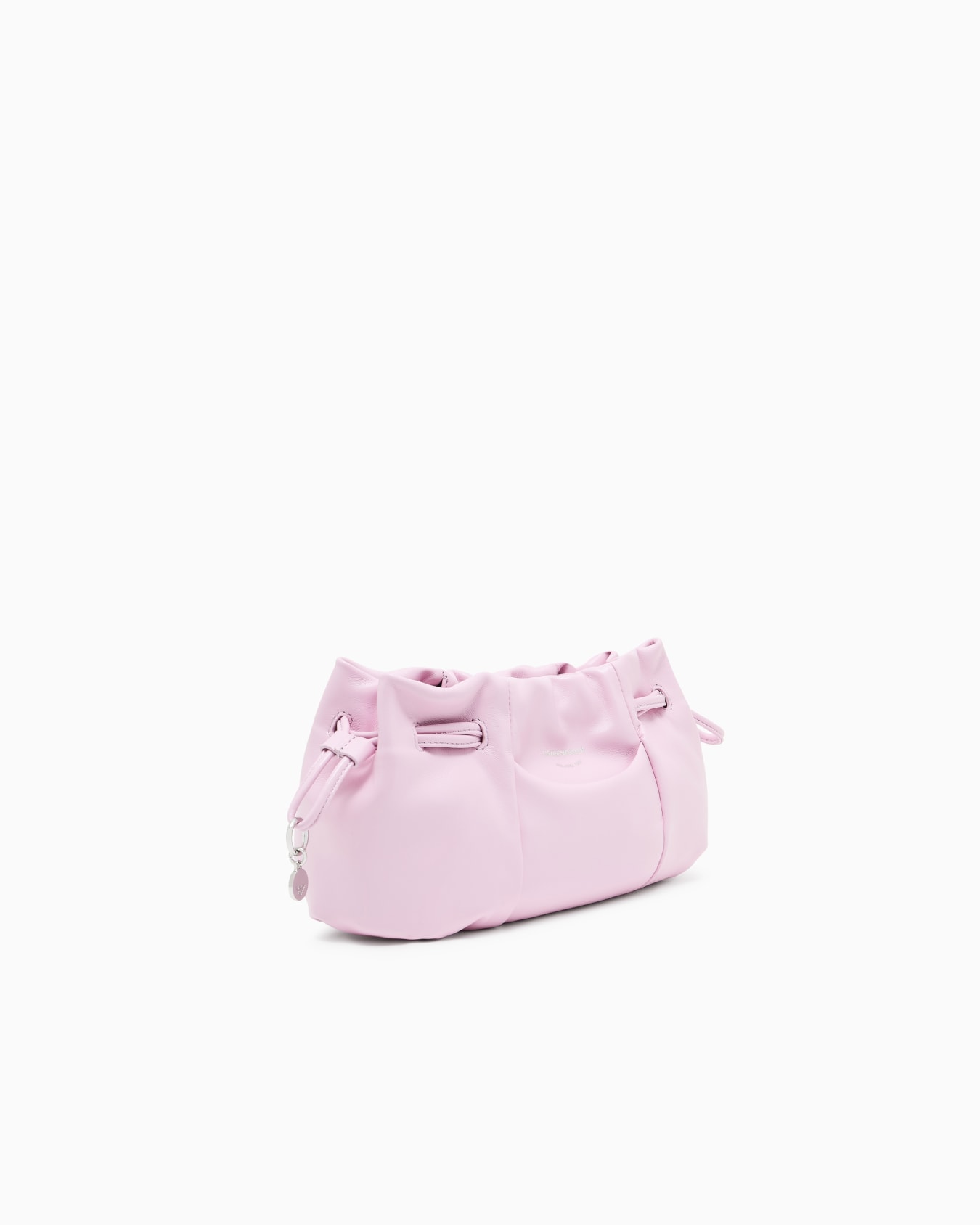 Small shoulder bag with nappa-leather drawstring Slide 1