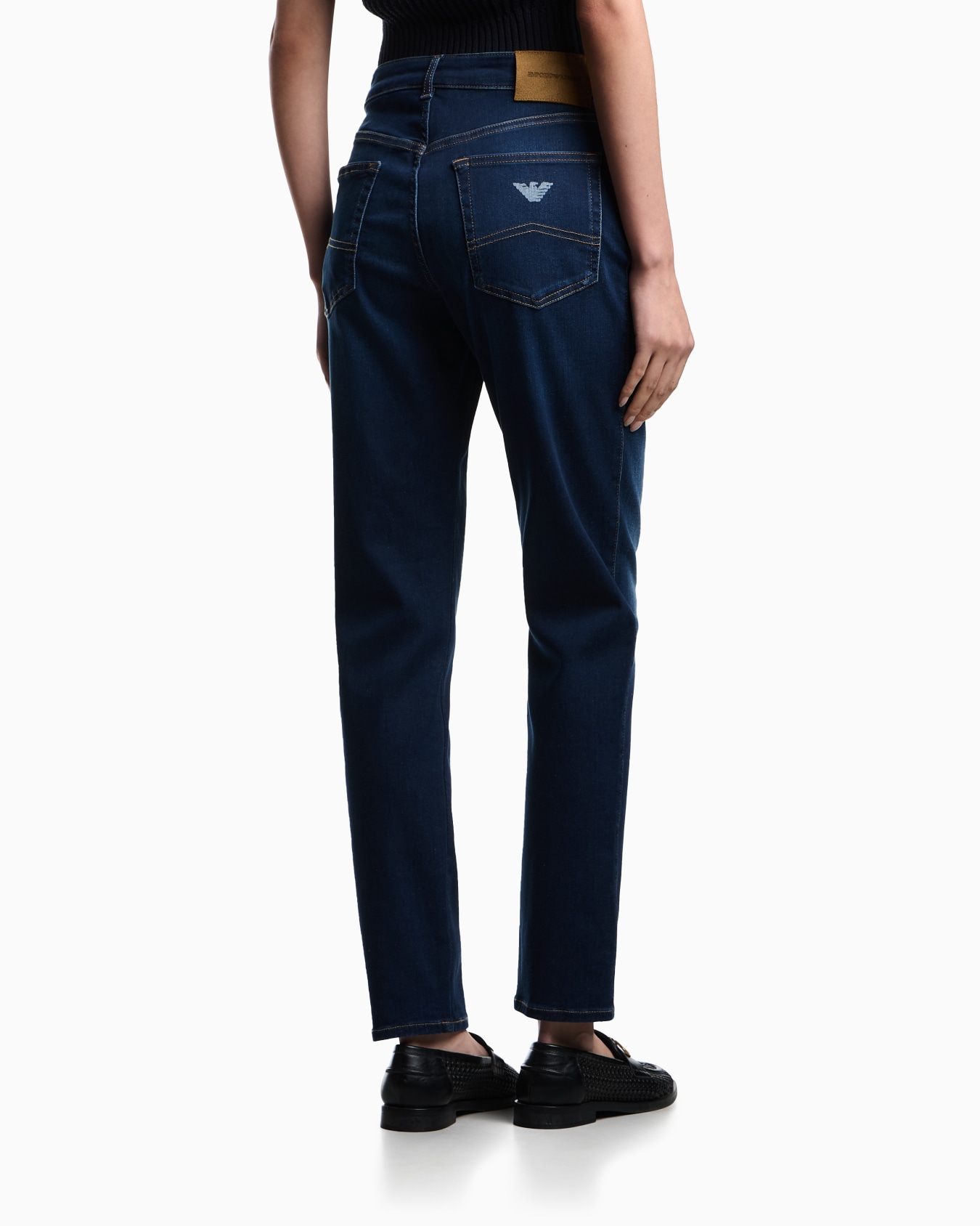 J36 mid-rise, straight-leg, stretch-denim jeans  Slide 2