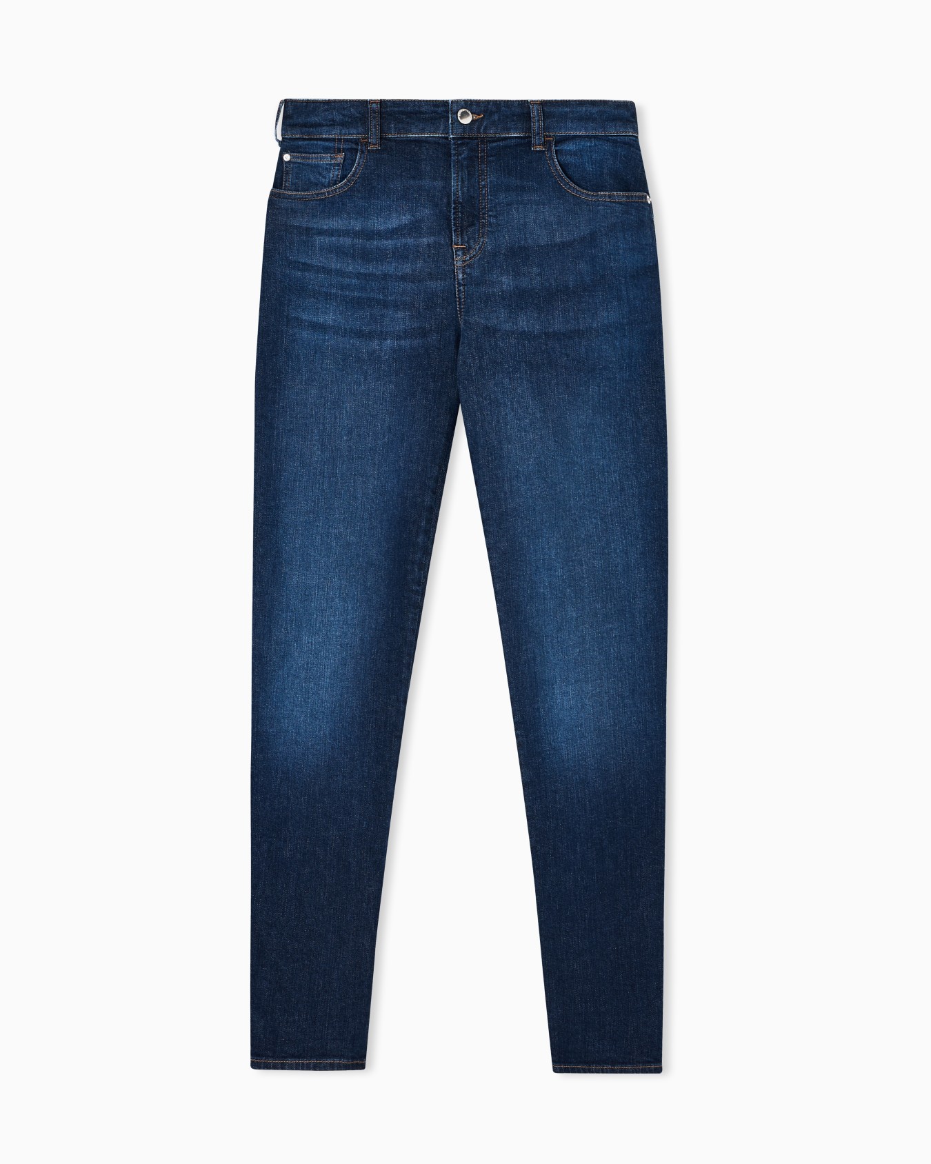 J36 Mid-rise, straight-leg, worn-look denim jeans Slide 0