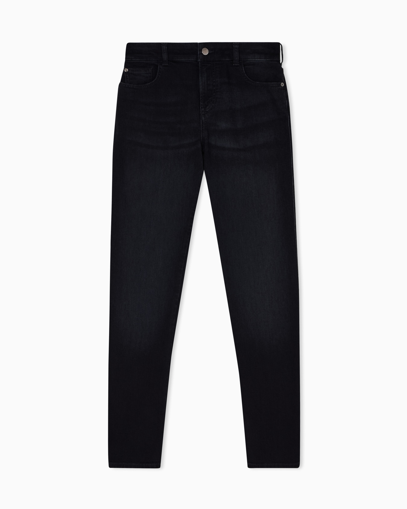 J36 Mid-rise, straight-leg, worn-look denim jeans Slide 0