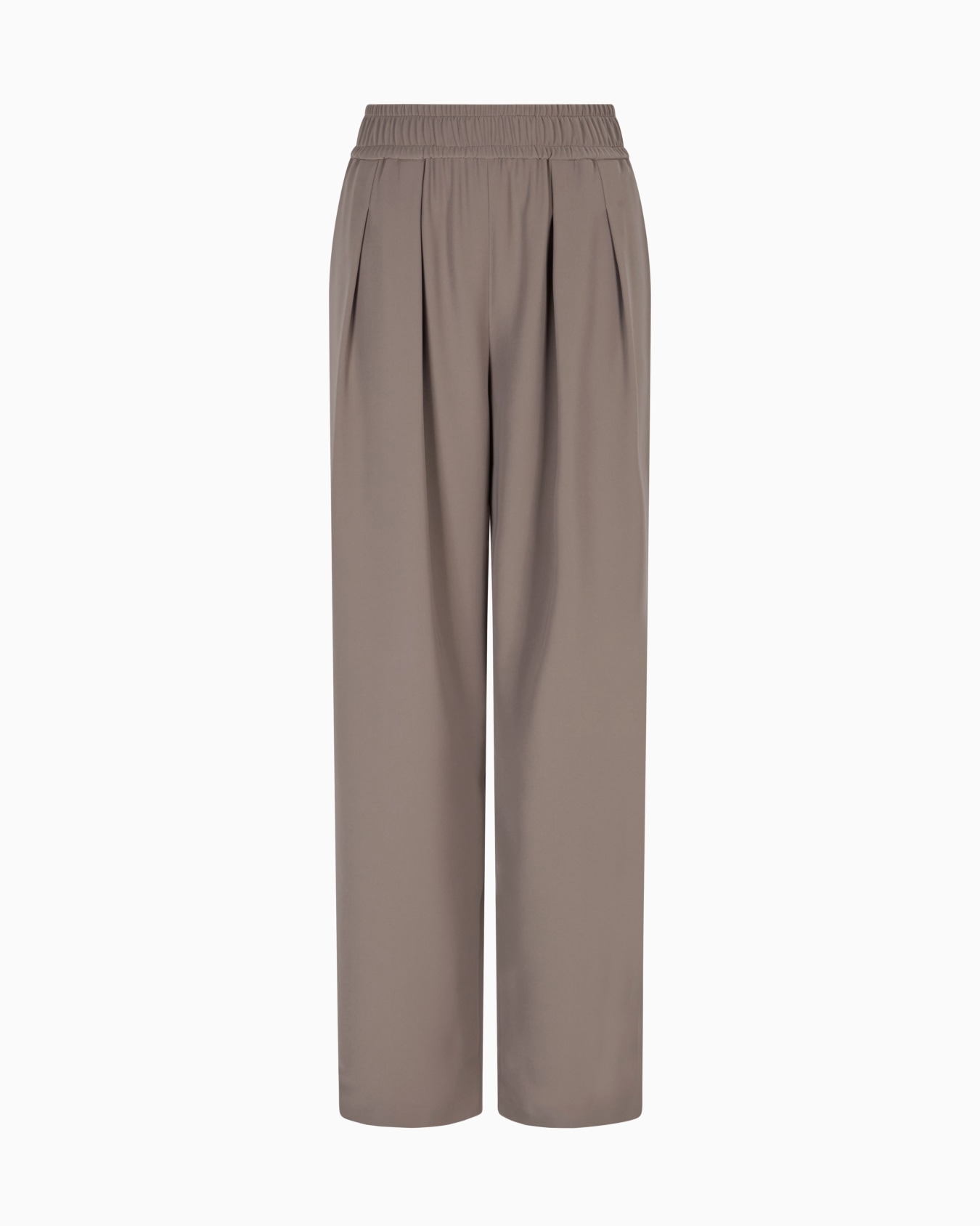 Pantalon en cady technique à taille élastique Diapositive 0
