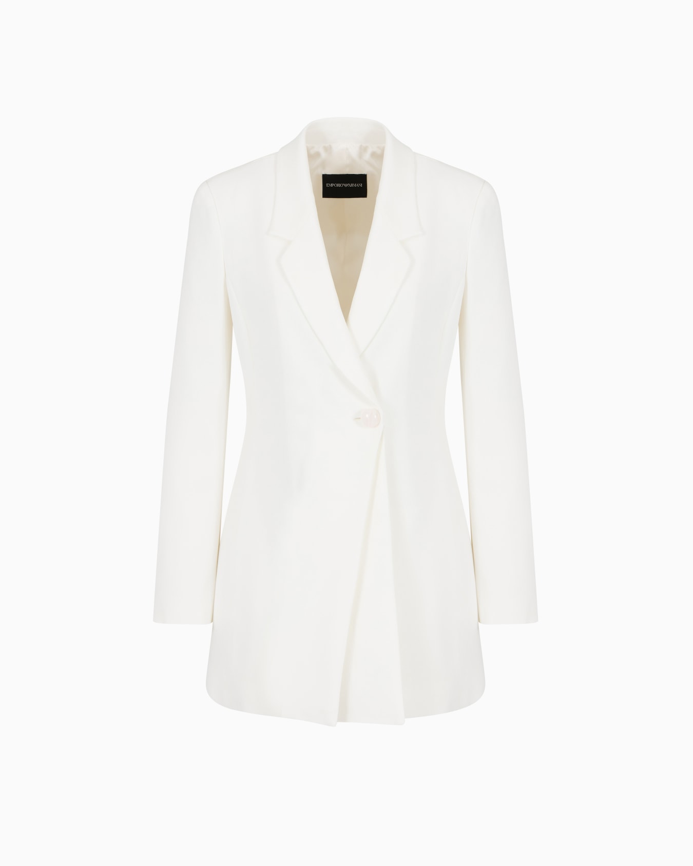 Blazer monopetto in enver satin Slide 0