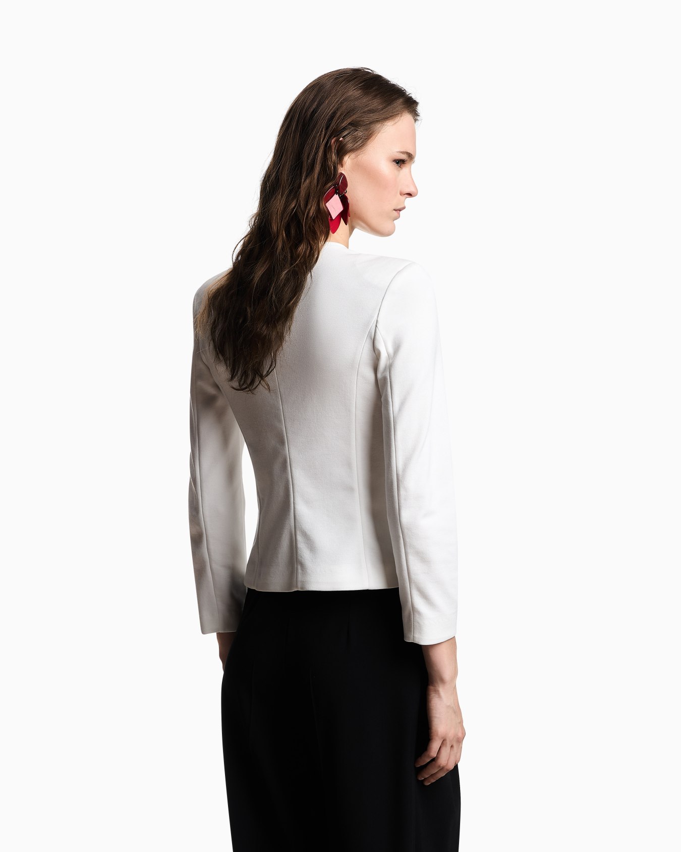 Chaqueta con tirantes de punto Milano  Diapositiva 2