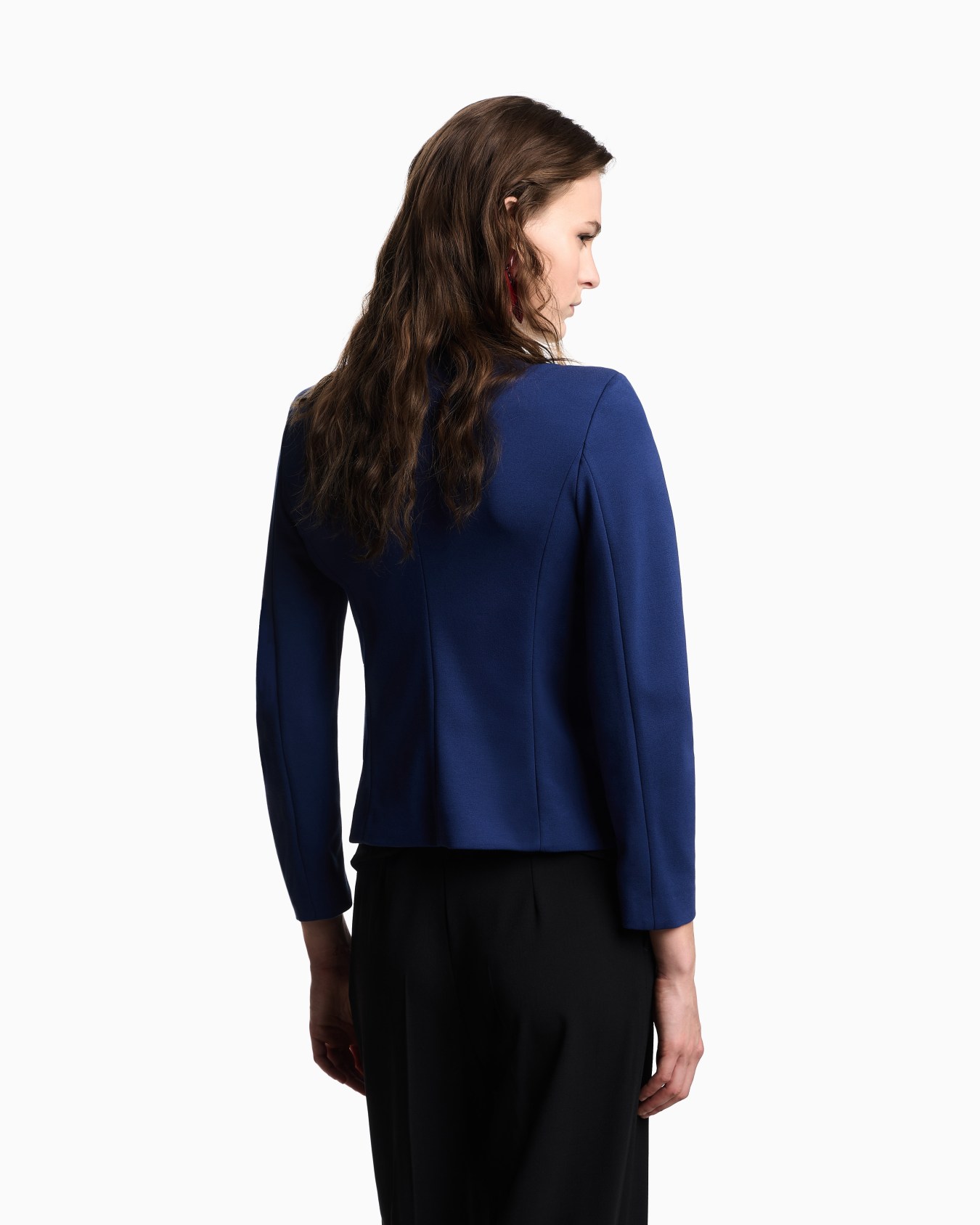 Milano-stitch jacket with shoulder pads  Slide 2
