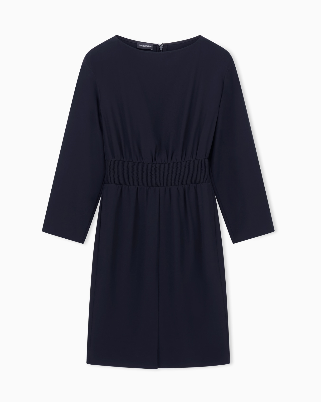 Technical-cady dress with elasticated waist Slide 0