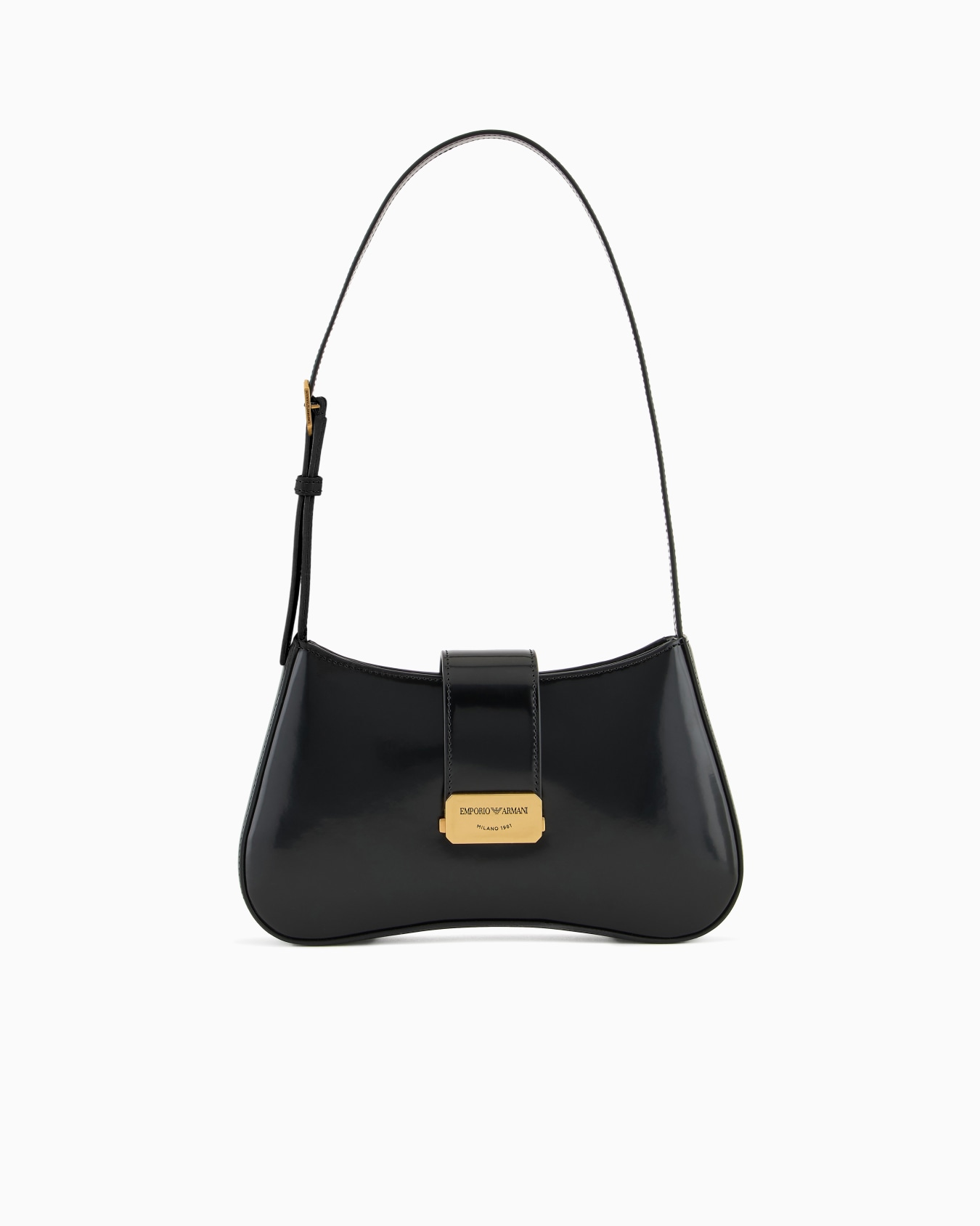 Hobo shoulder bag with logo buckle Slide 0
