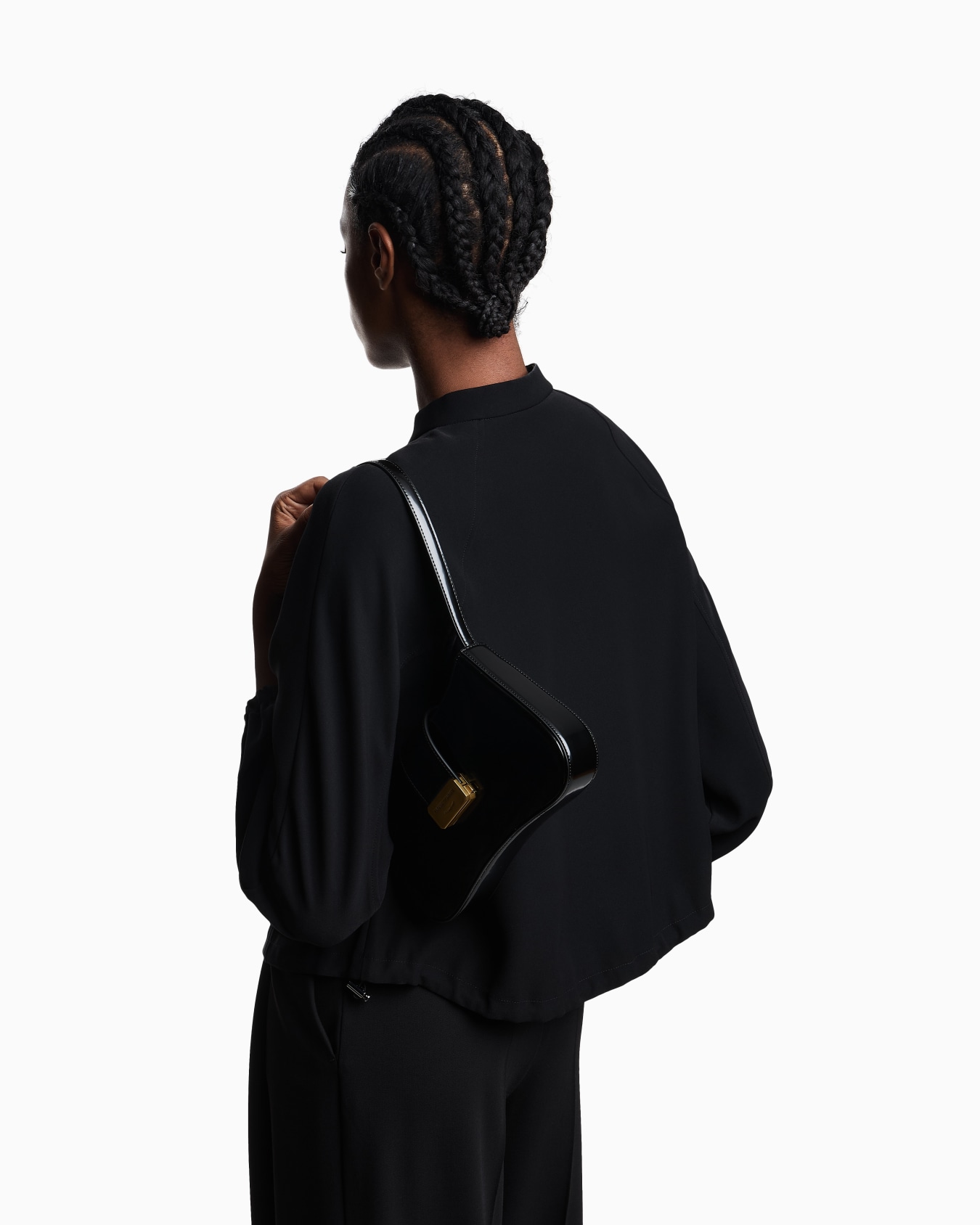 Hobo shoulder bag with logo buckle Slide 6