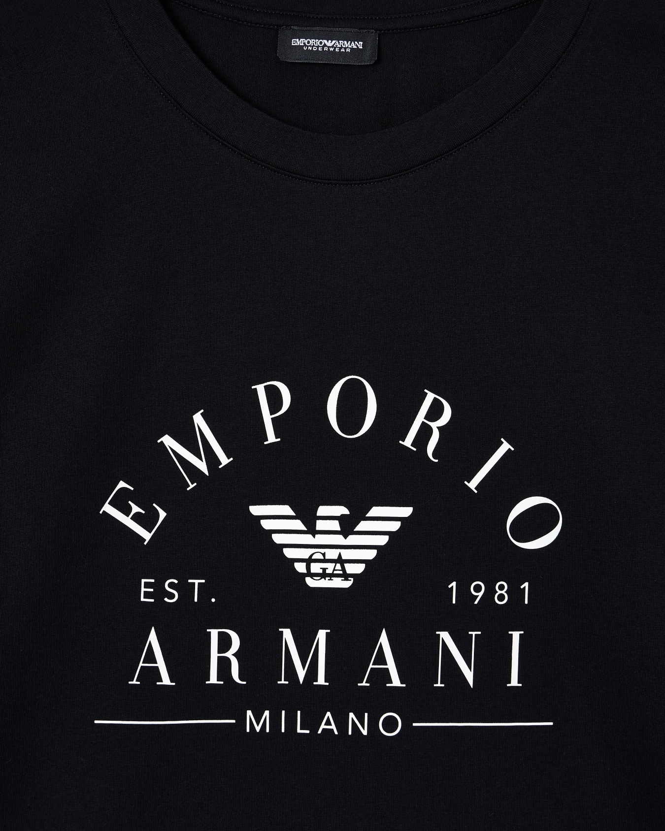 ASV Iconic organic-cotton loungewear T-shirt with logo band Slide 3