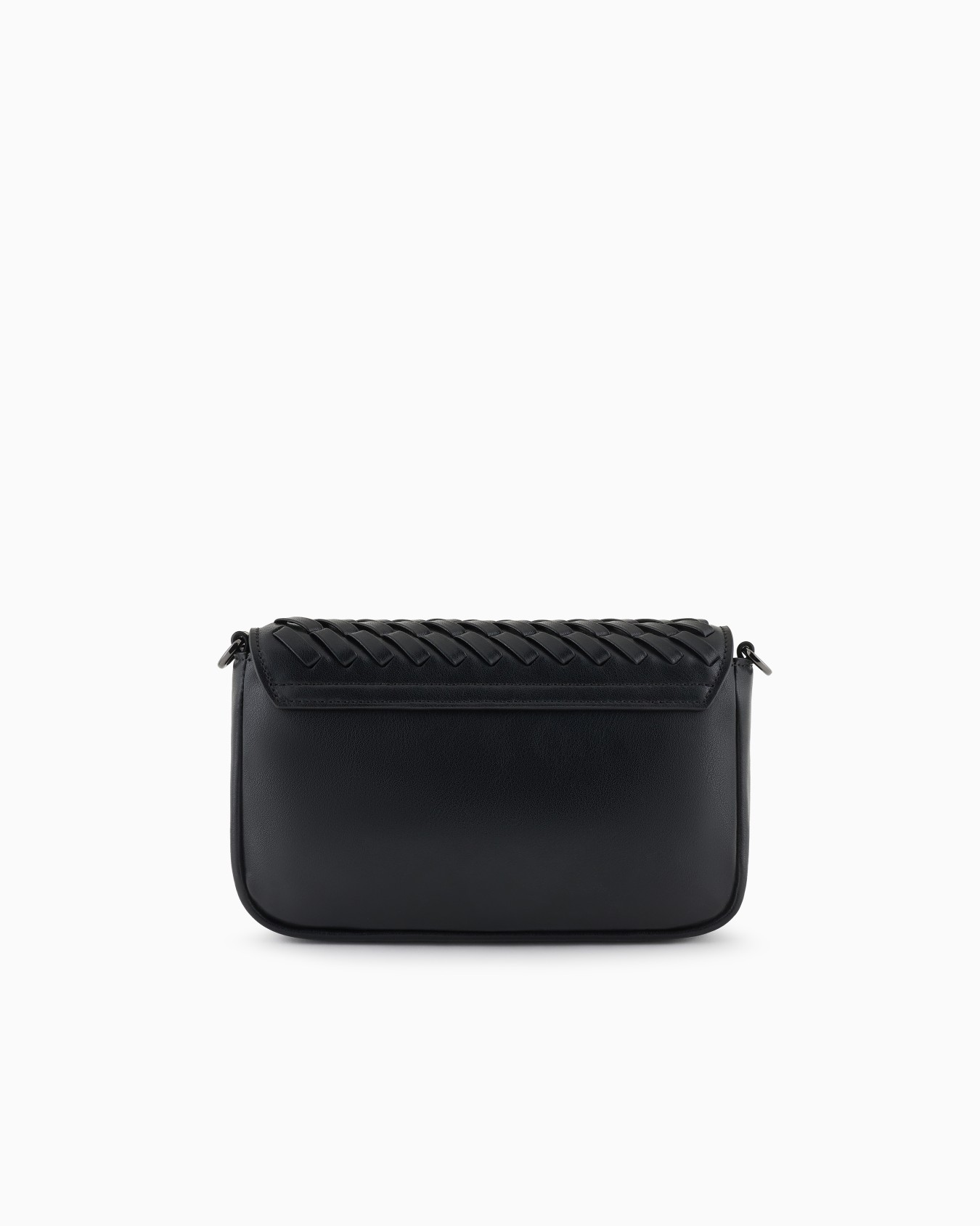 Mini bag in interwoven leather with chain shoulder strap Slide 2