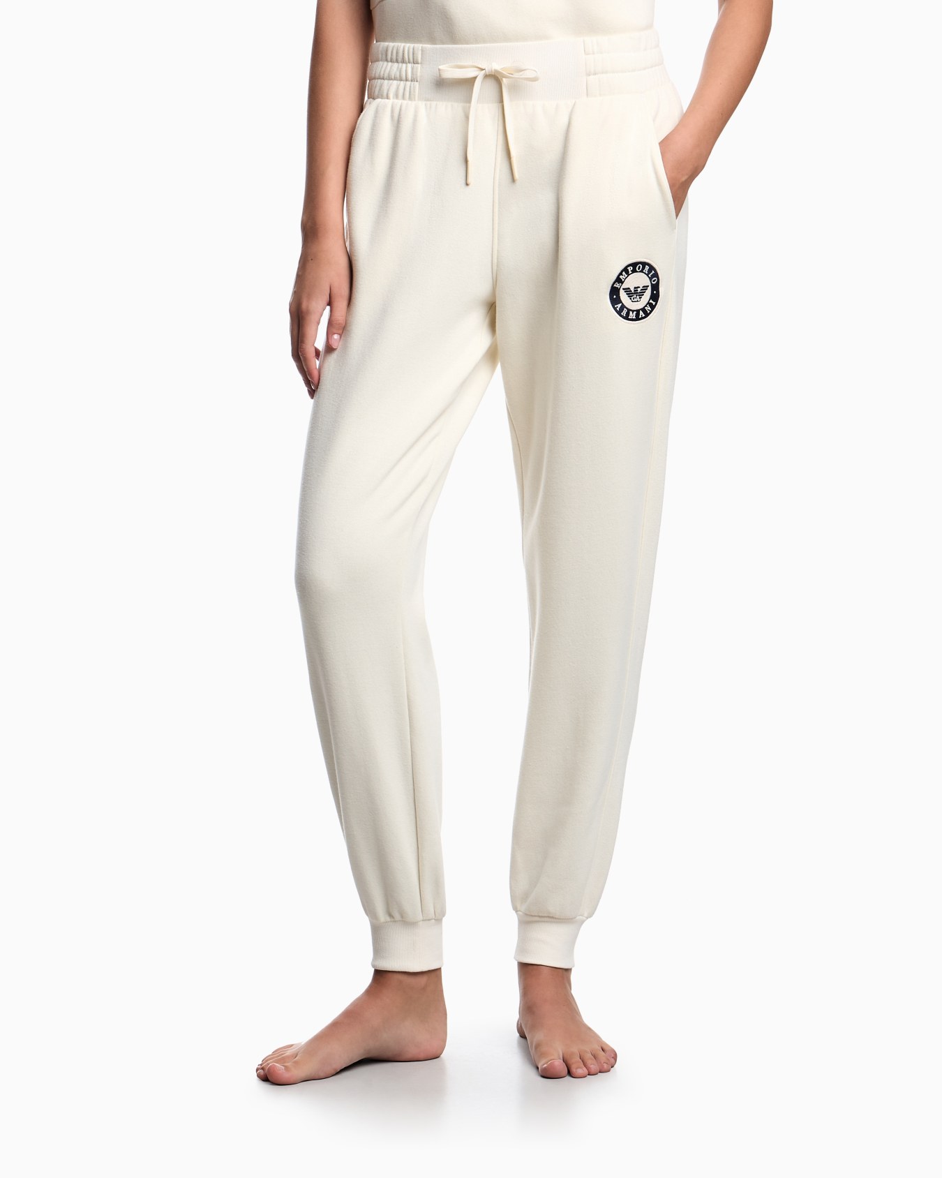 Pantalones de chándal de estar por casa de punto Diapositiva 1