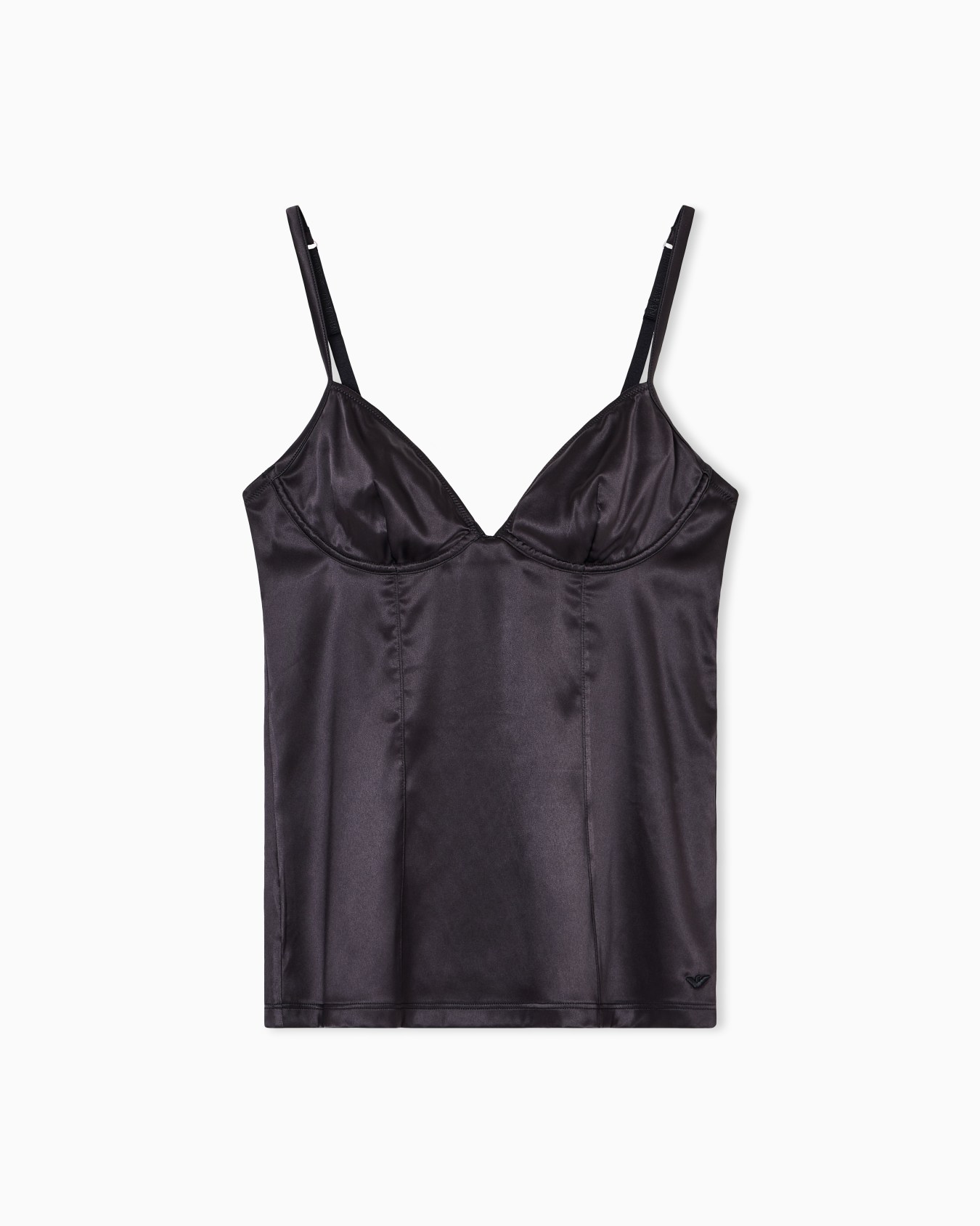 Satin loungewear tank top Slide 0