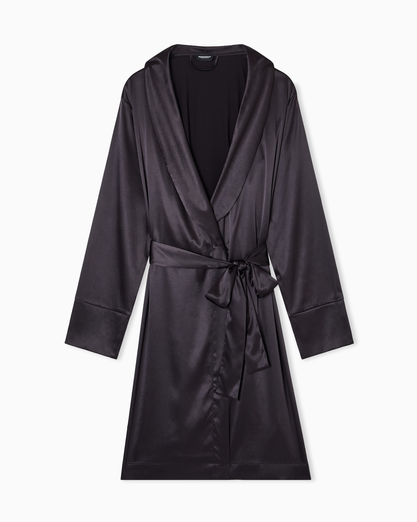 Satin loungewear robe Slide 0