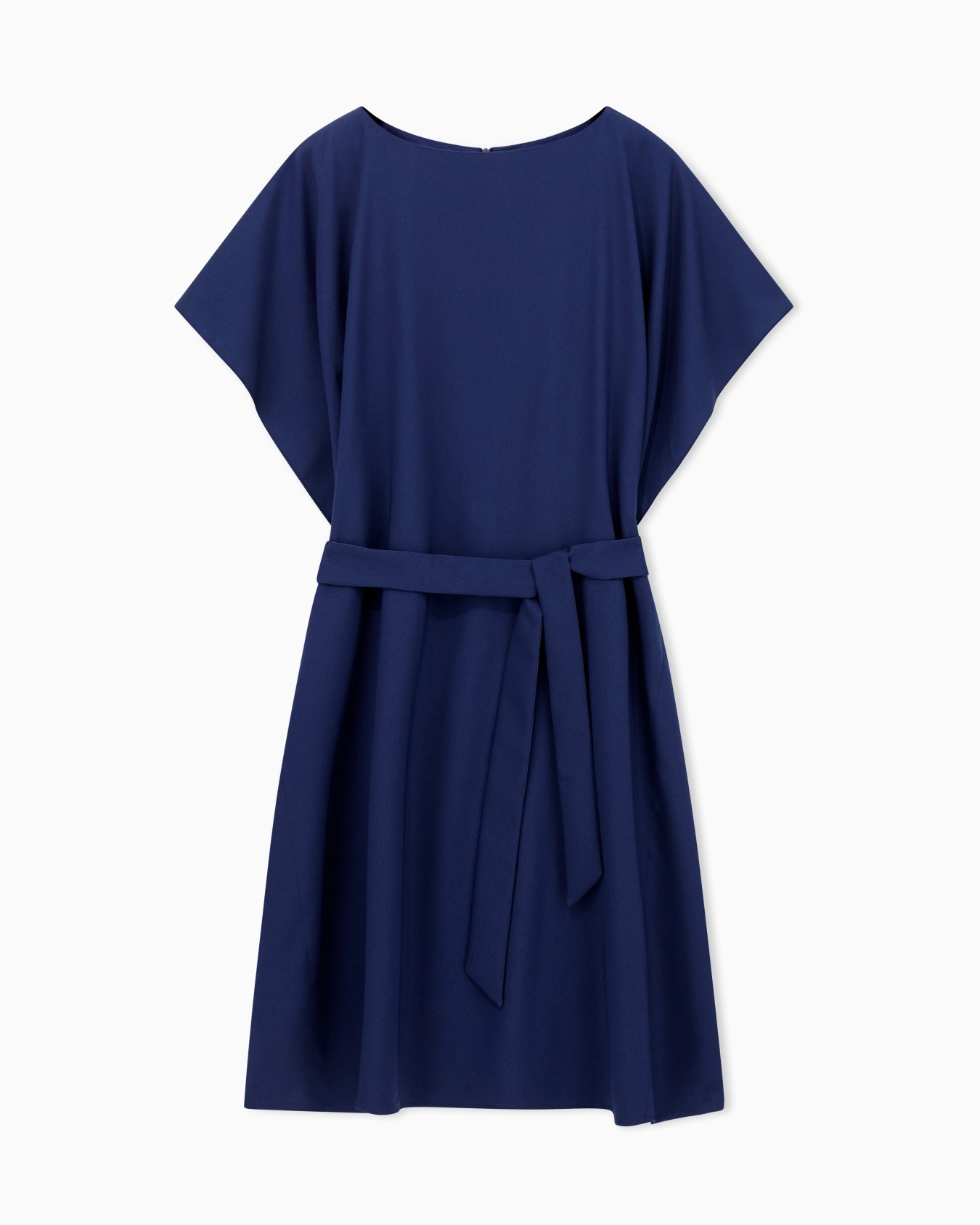 Robe à ceinture bandeau en crêpe satin  Diapositive 0