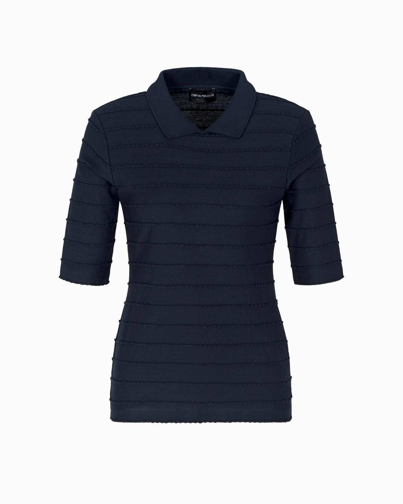 Polo de punto con detalle de encaje Diapositiva 0