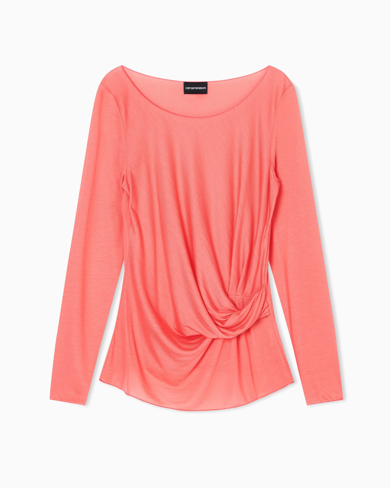 Jersey jumper with twist Slide 0