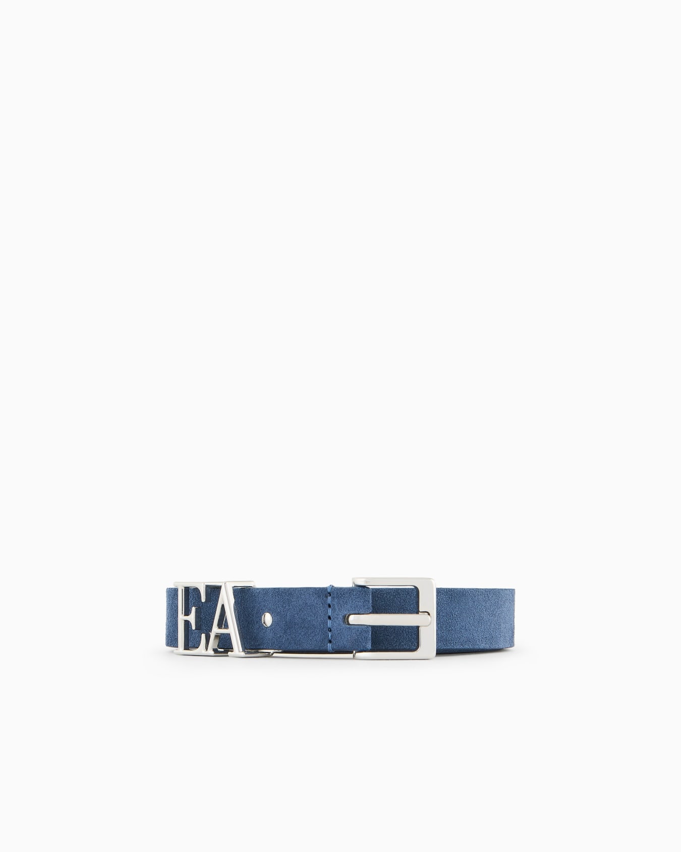 Suede belt with moulded EA buckle Slide 0