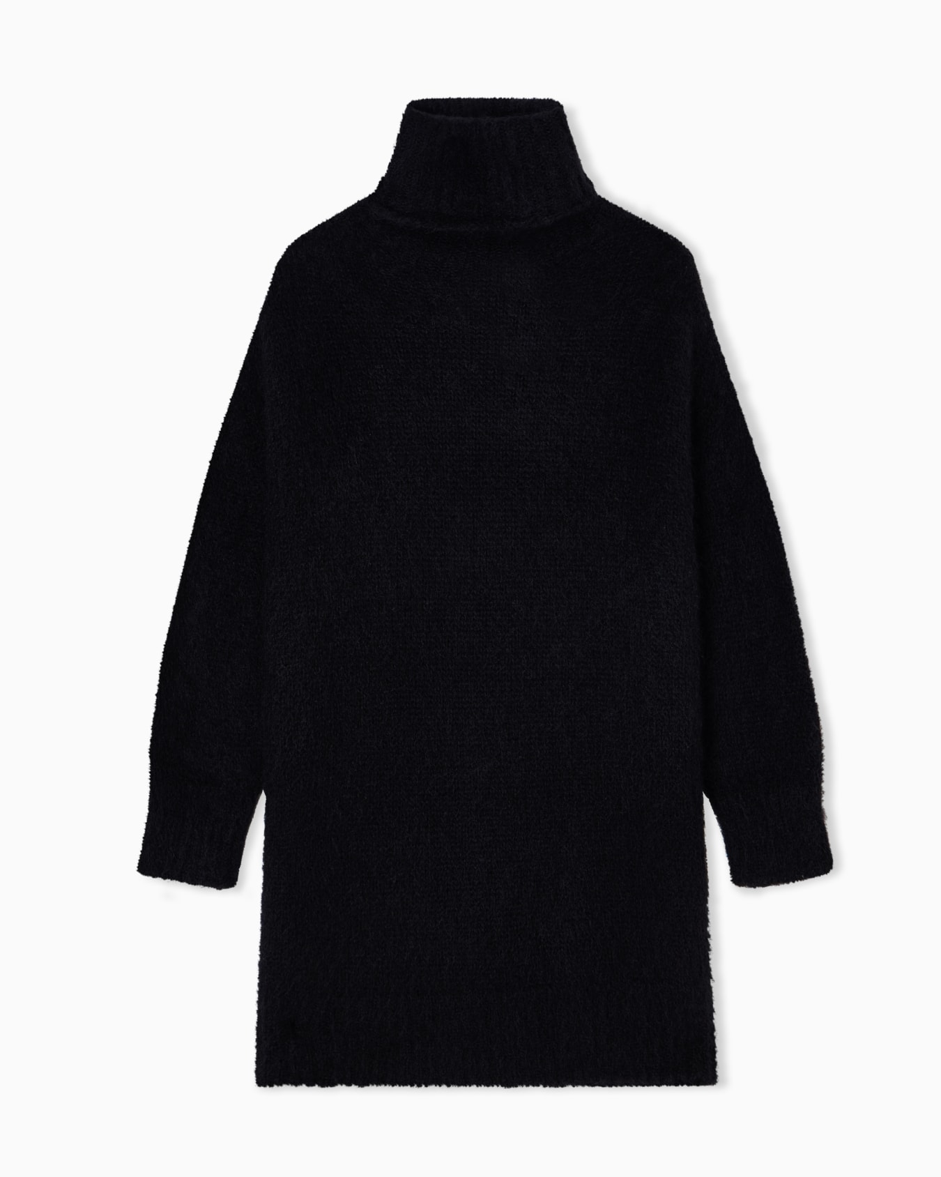 Oversized jumper in a plain-knit mohair wool blend Slide 0