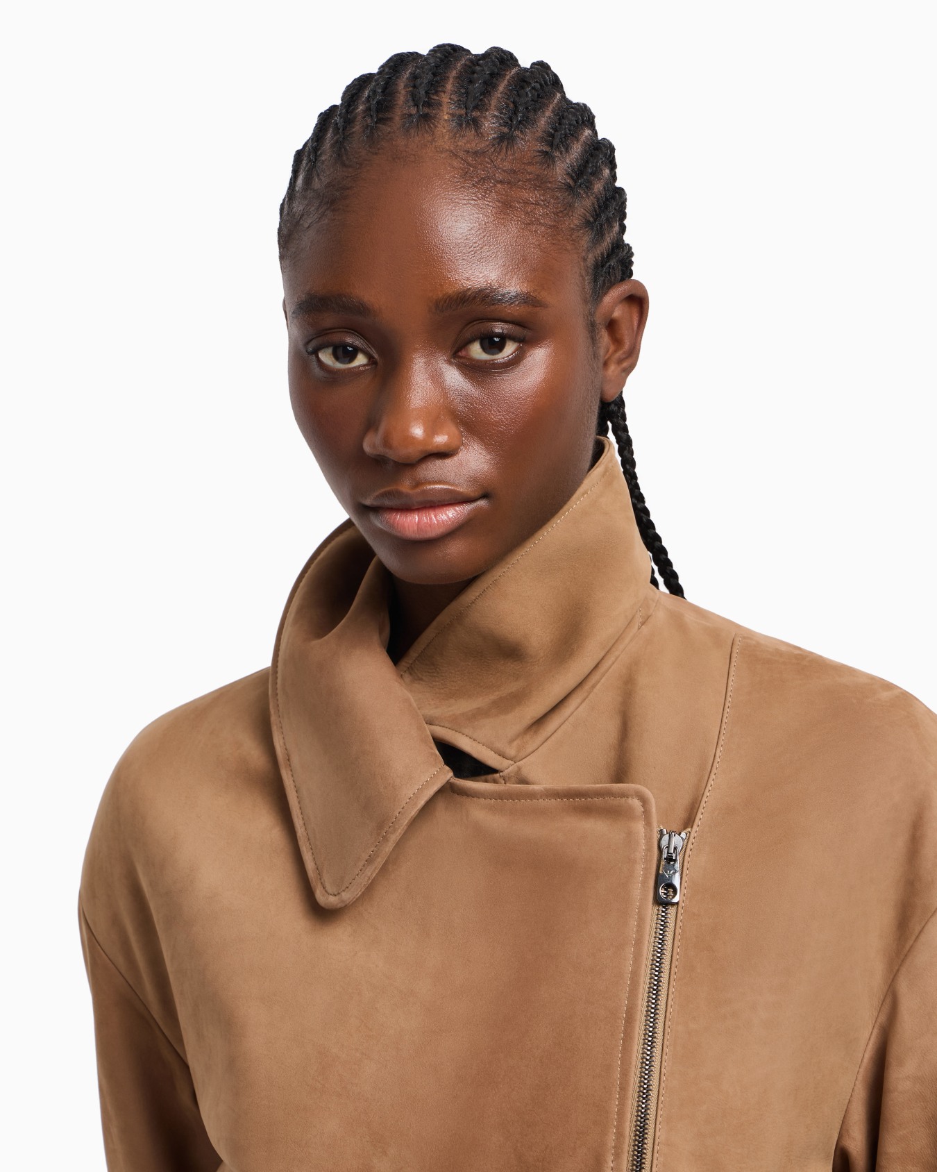 Icon nubuck calf leather biker jacket Slide 5