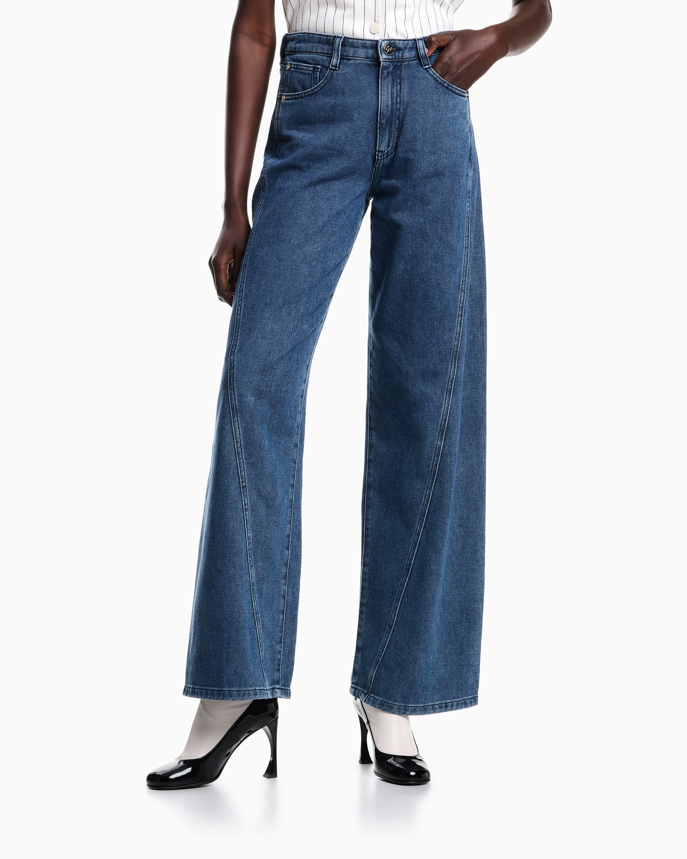 Jean J6D coupe décontractée en denim aspect usé Diapositive 3