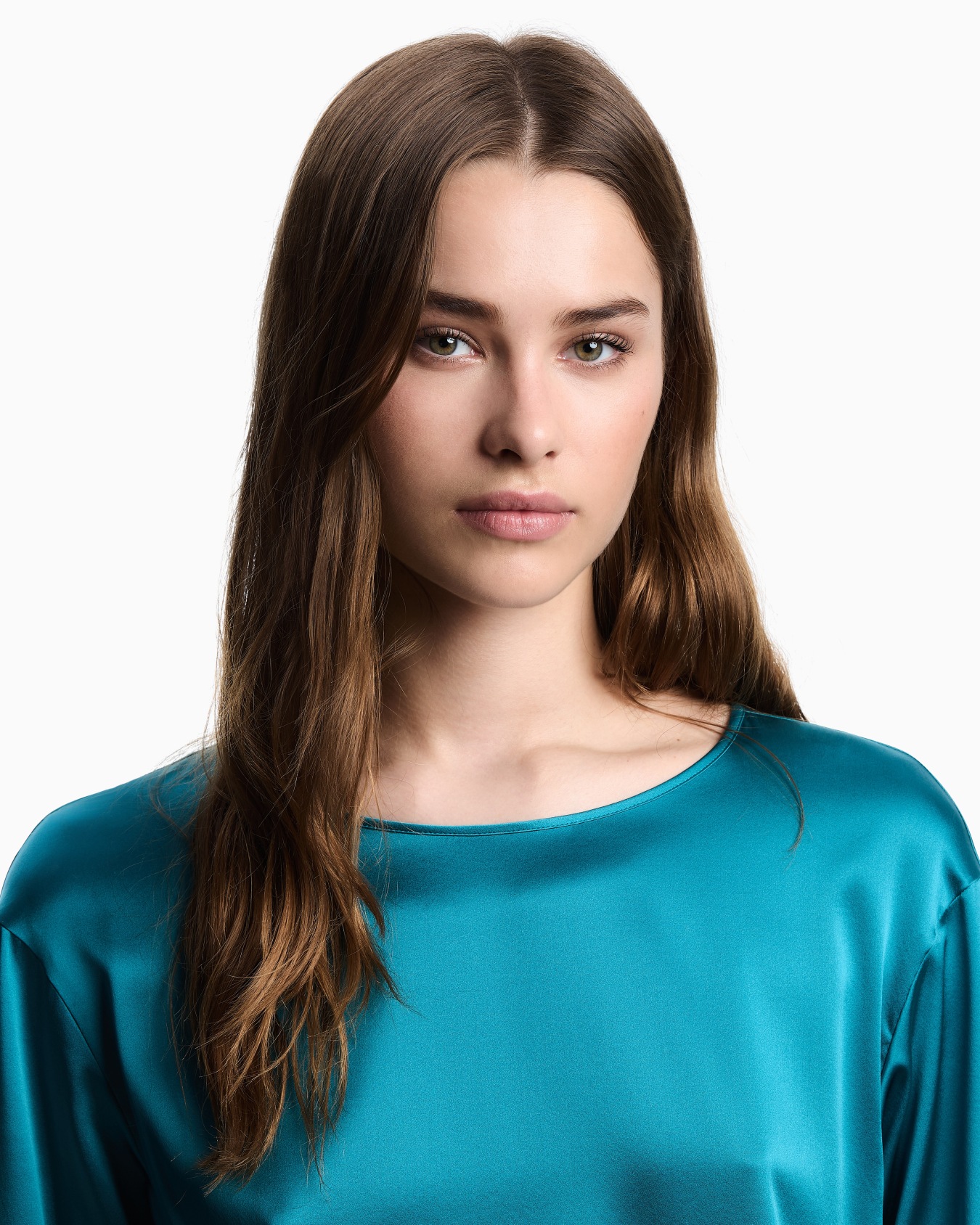 Silk satin blouse  Slide 4