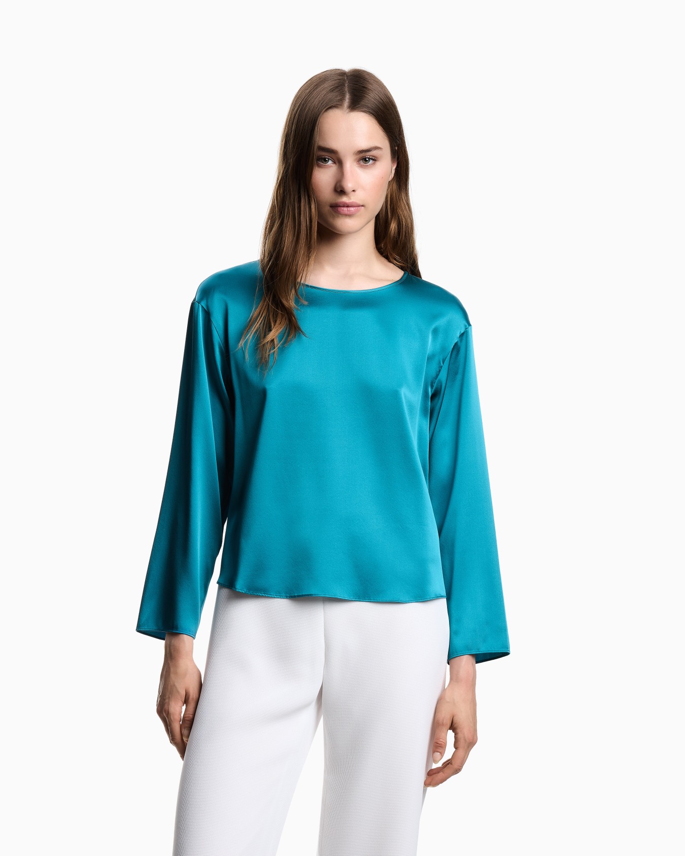 Silk satin blouse  Slide 3