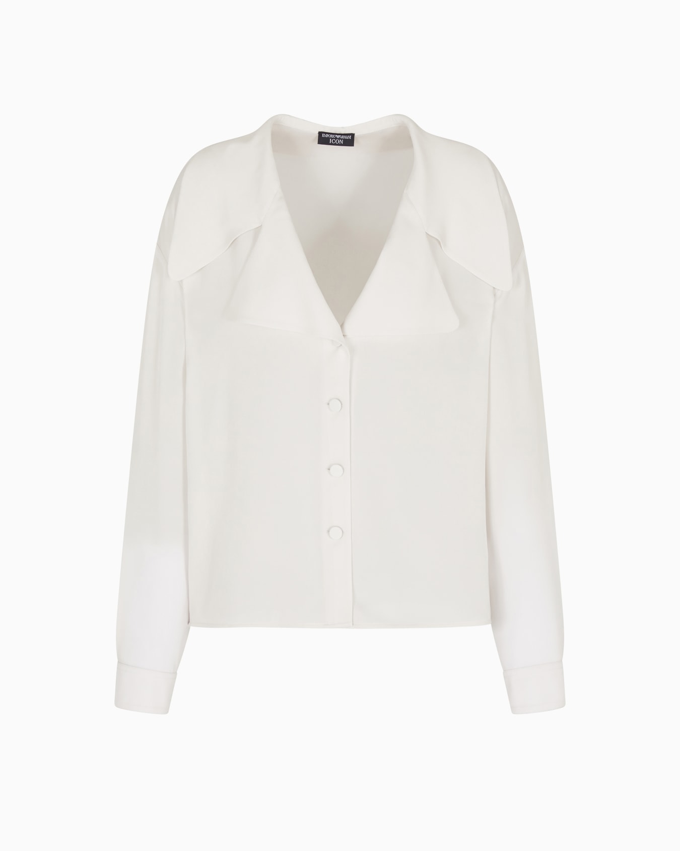 Icon silk double georgette shirt Slide 0