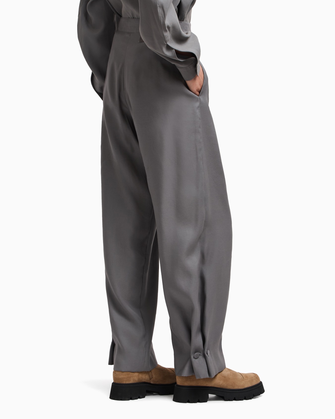 Icon fluid modal blend fabric trousers Slide 3