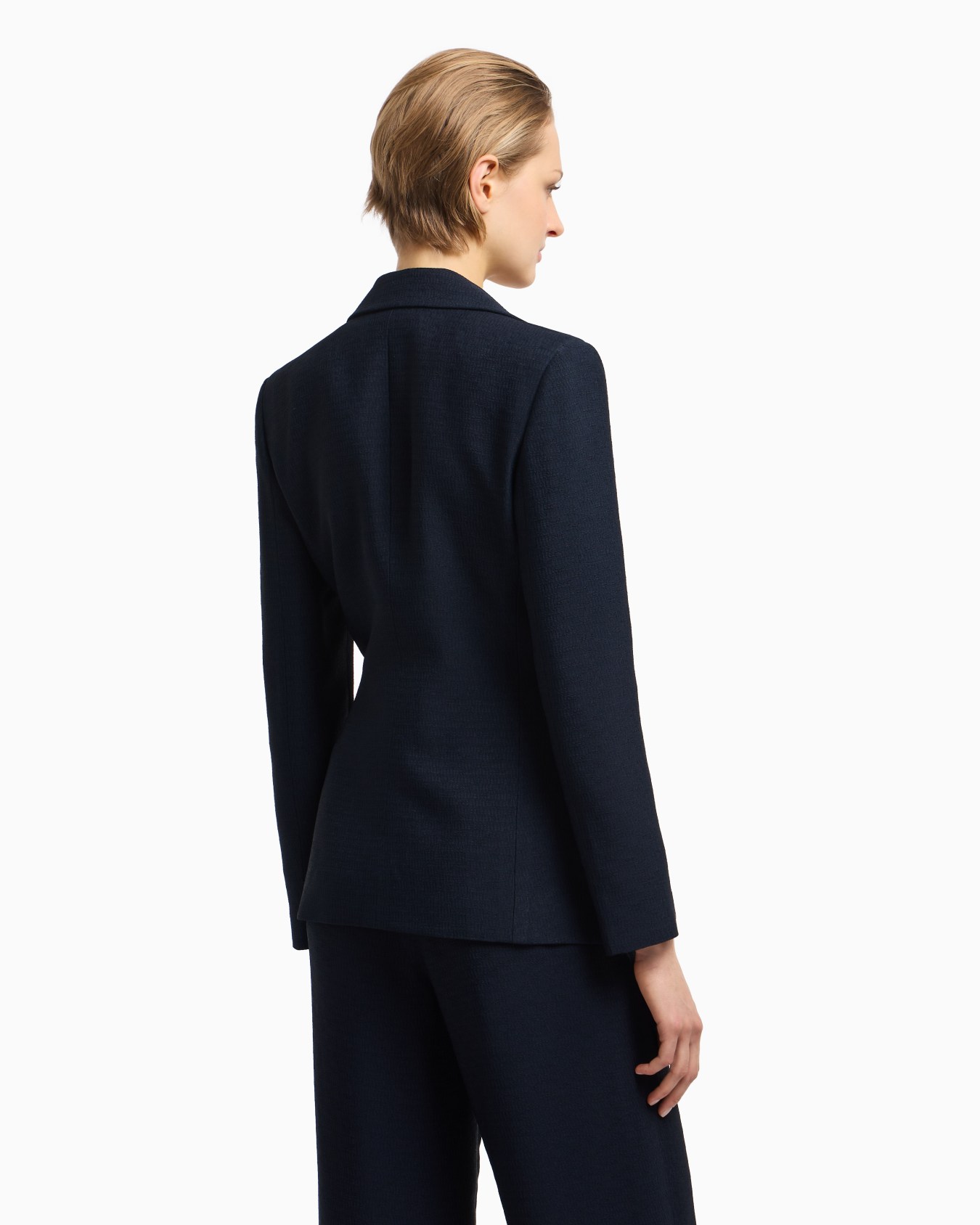 Icon blazer in flowing, armure fabric Slide 2