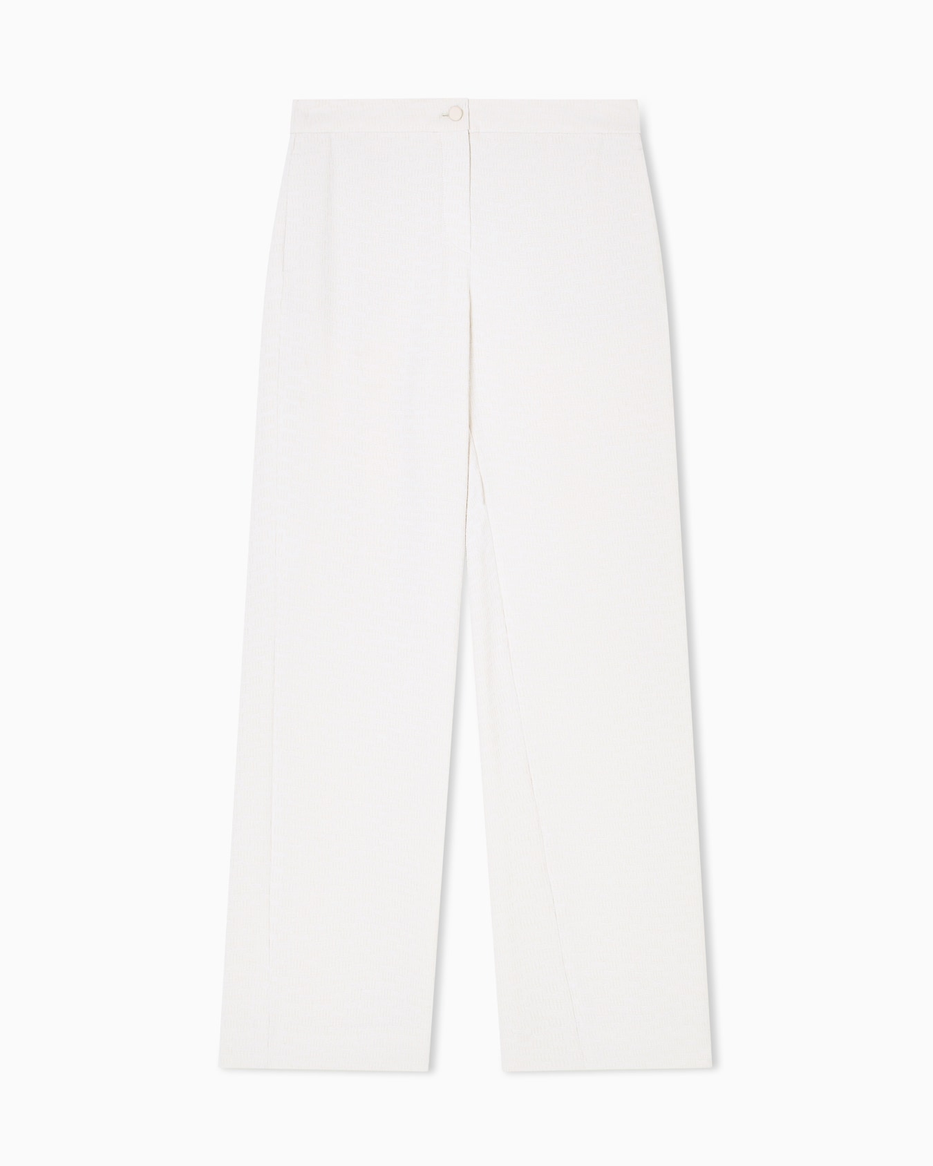 Icon trousers in fluid armure fabric Slide 0