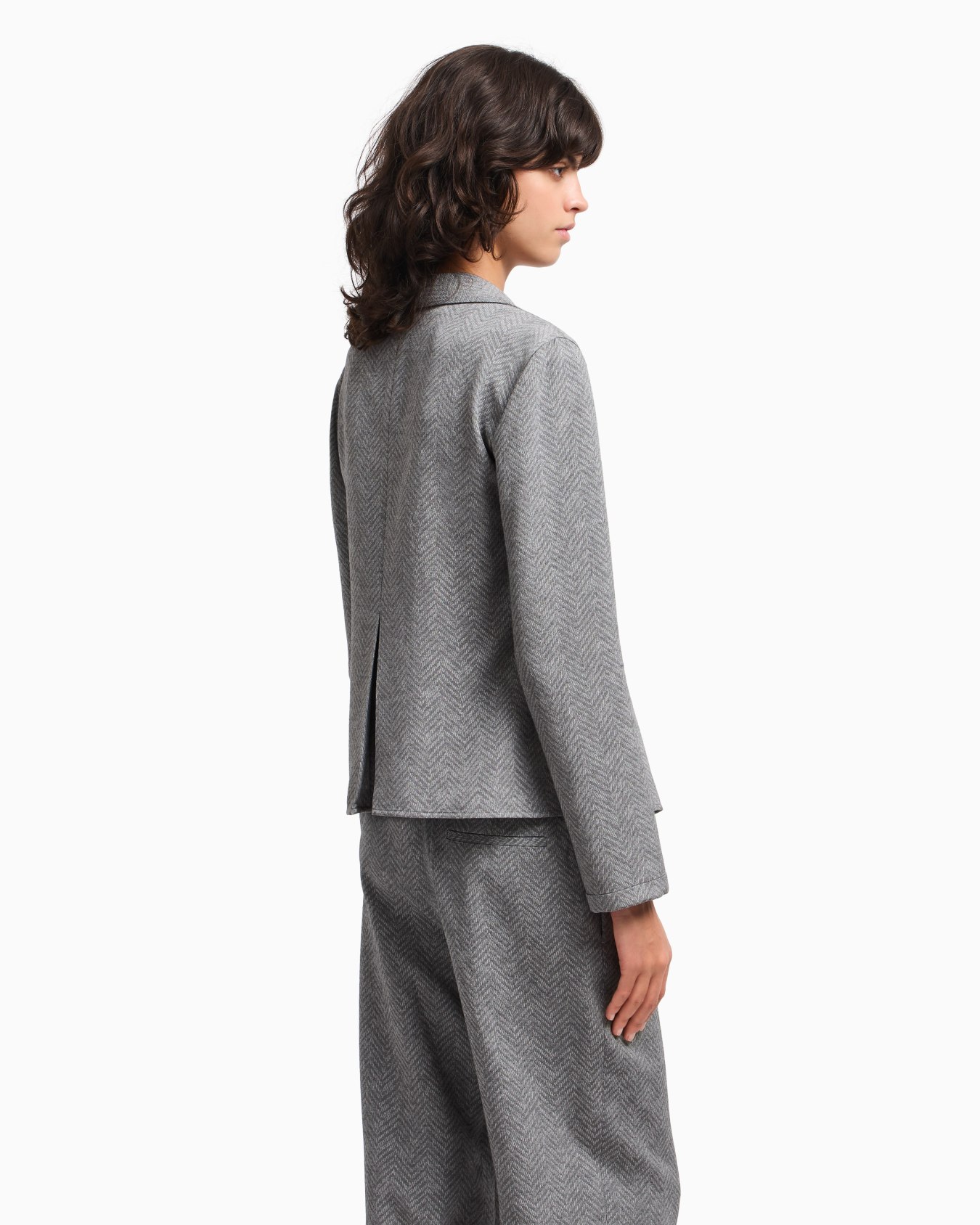 Icon chevron viscose-blend shirt jacket Slide 2