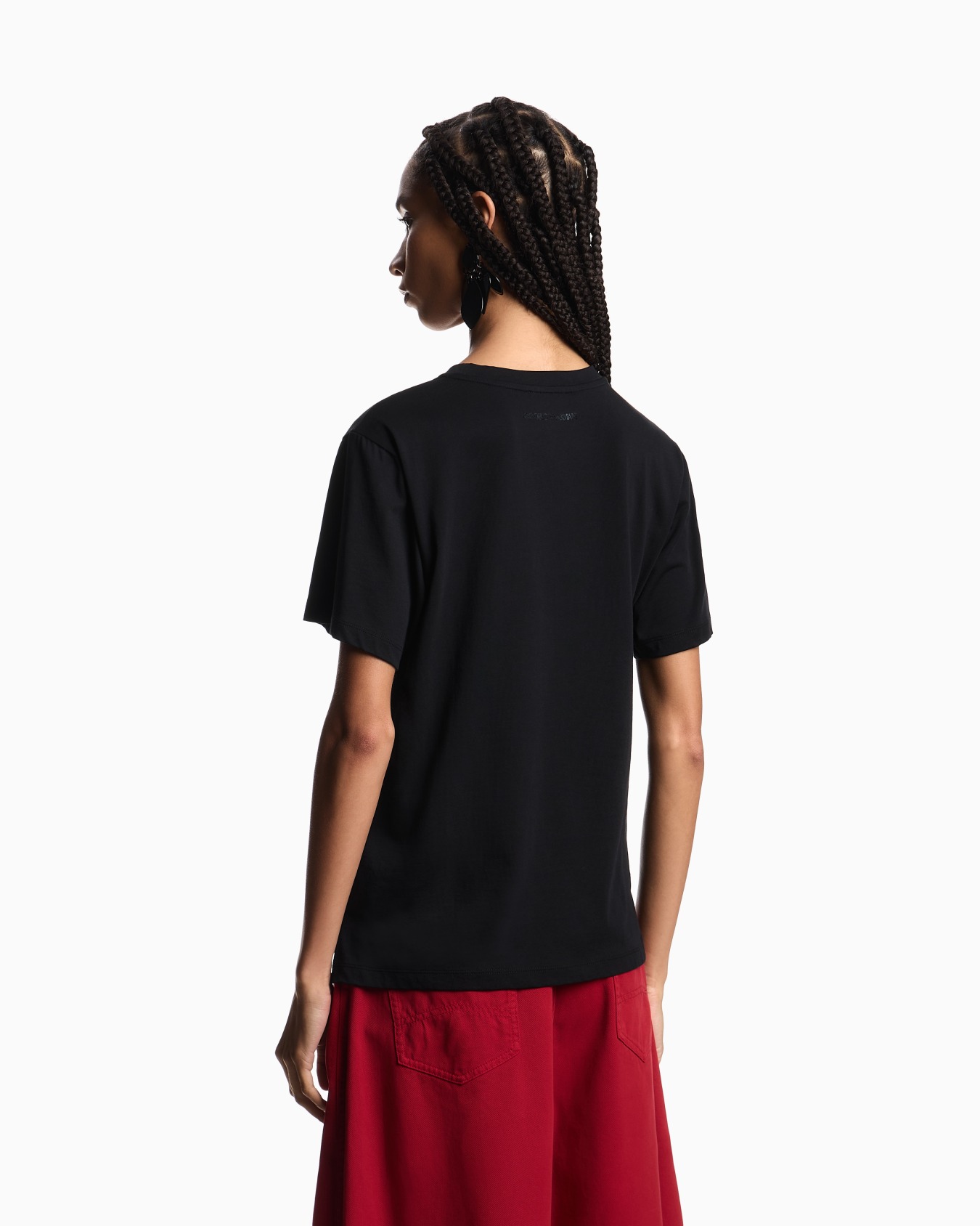 T-shirt in jersey Supima con stampa Jeu de Cartes Slide 2