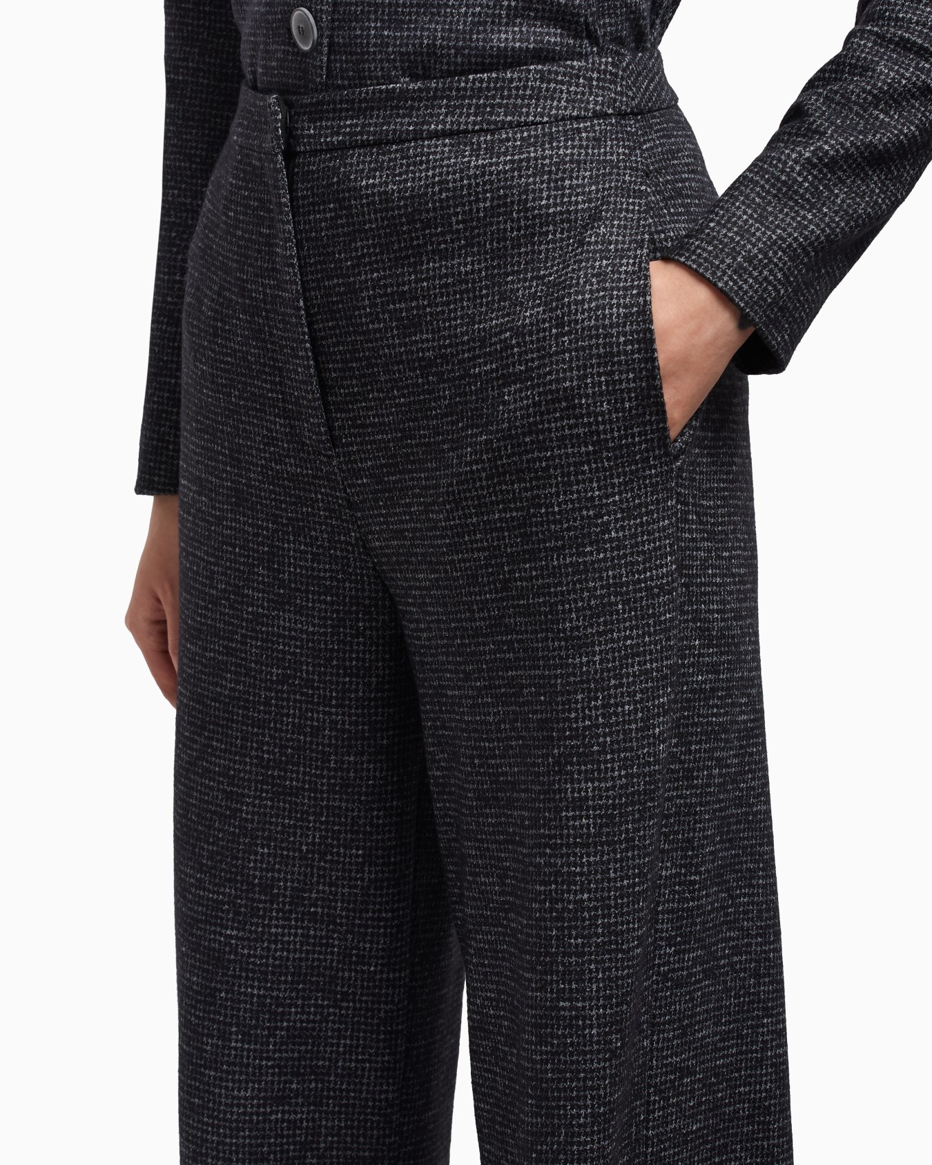 Pantaloni in panno pied de poule Icon ASV Slide 4