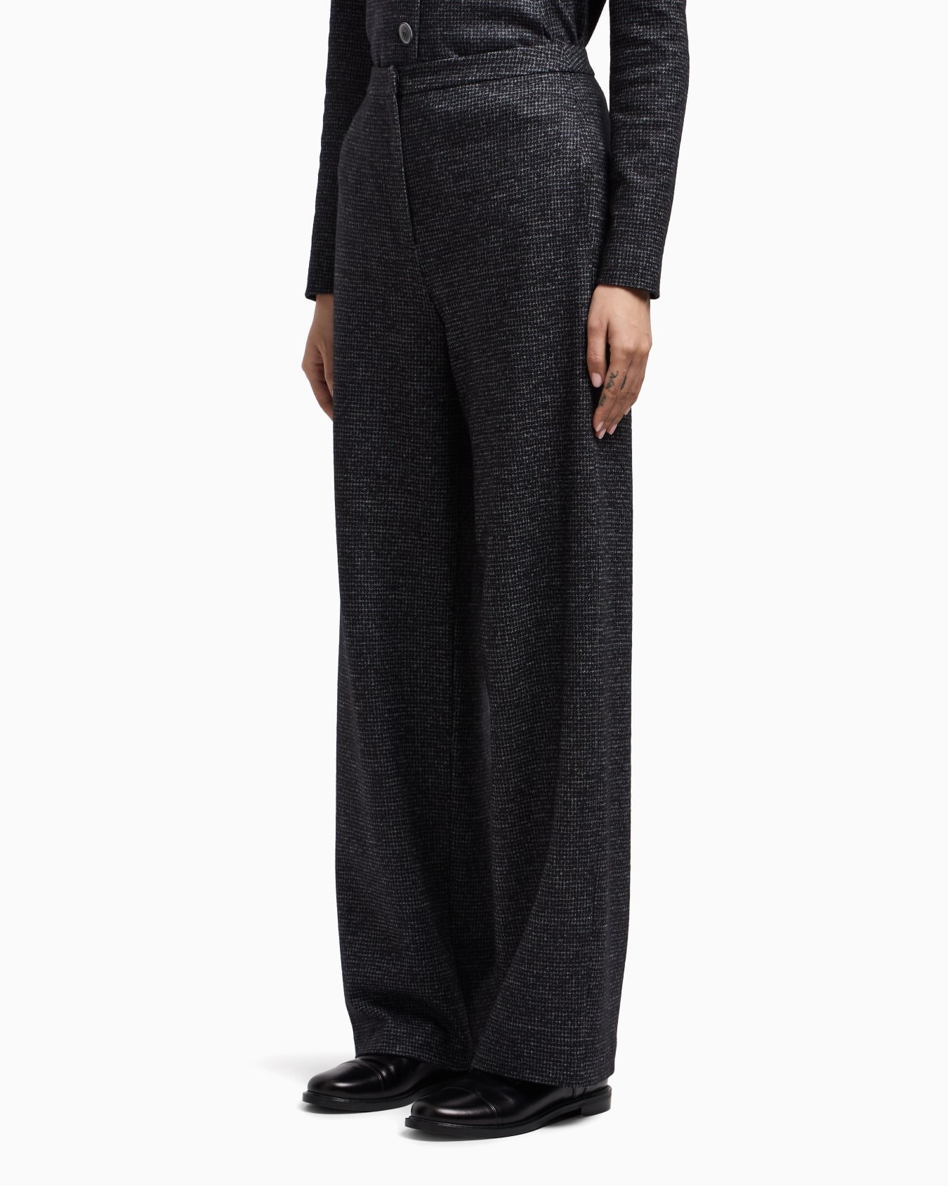 Pantaloni in panno pied de poule Icon ASV Slide 3