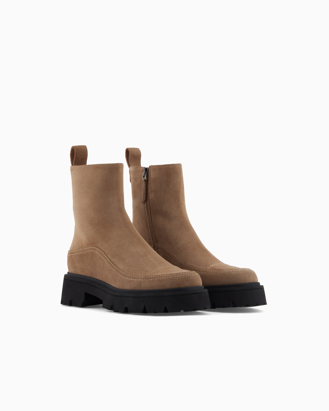 Icon suede ankle boots Slide 1
